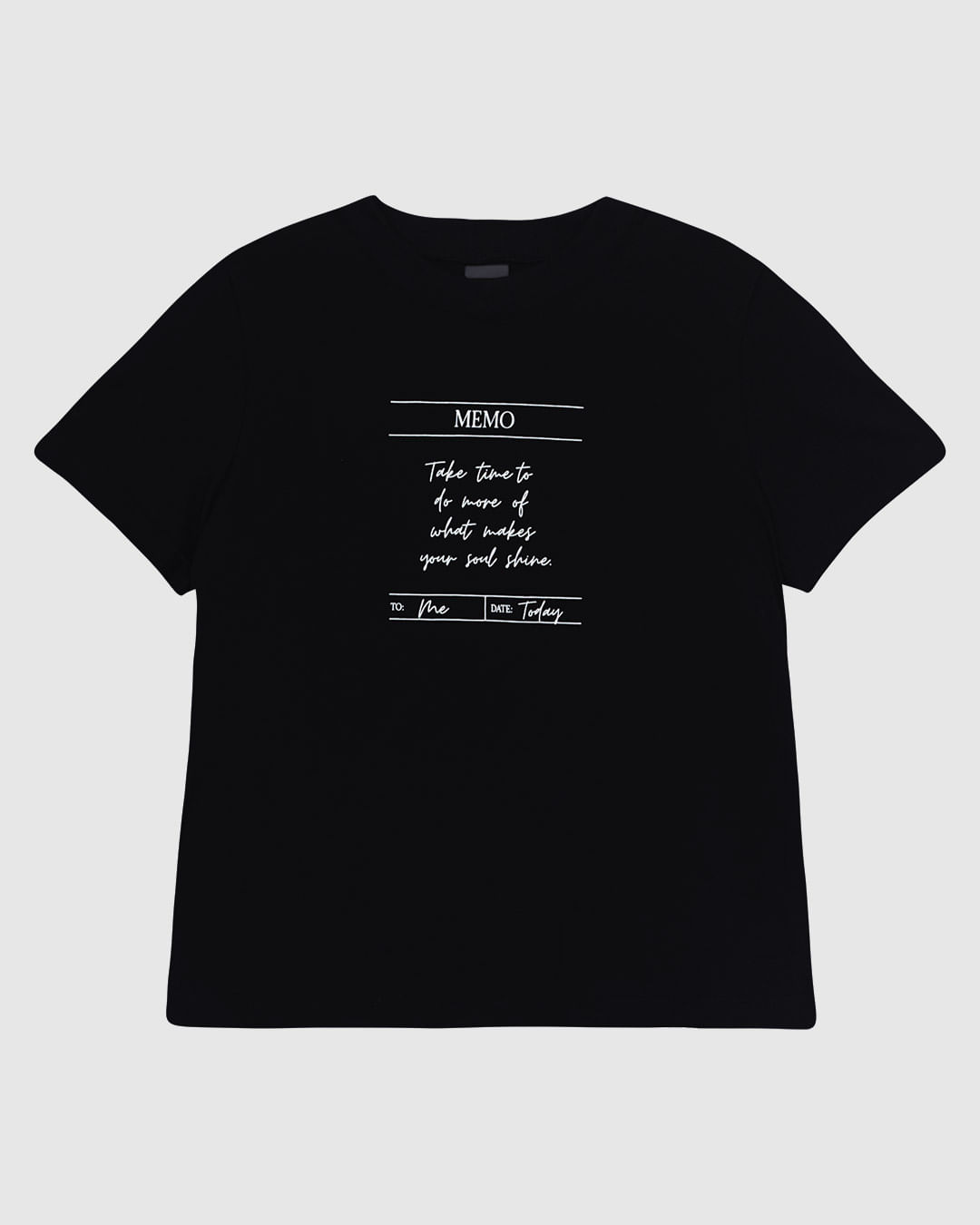 Camiseta Feminina Slim Soul Shine Em Algodão - ENFIM