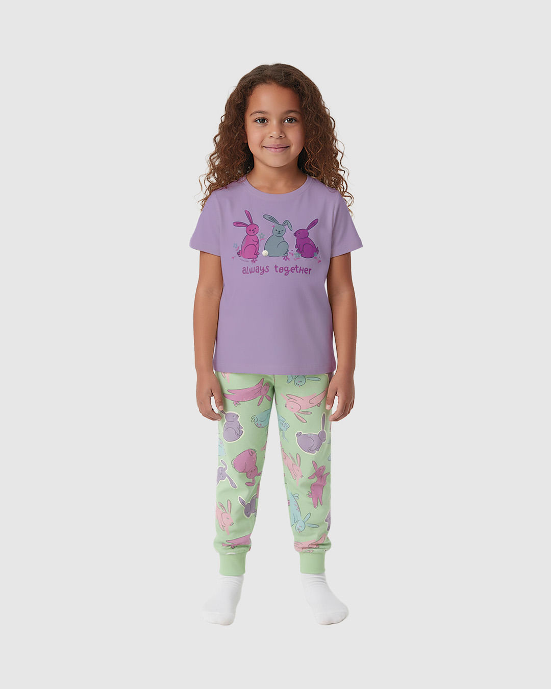 Pijama Infantil Menina 3 Peças Always Together + Aplique Em Algodão Malwee Kids