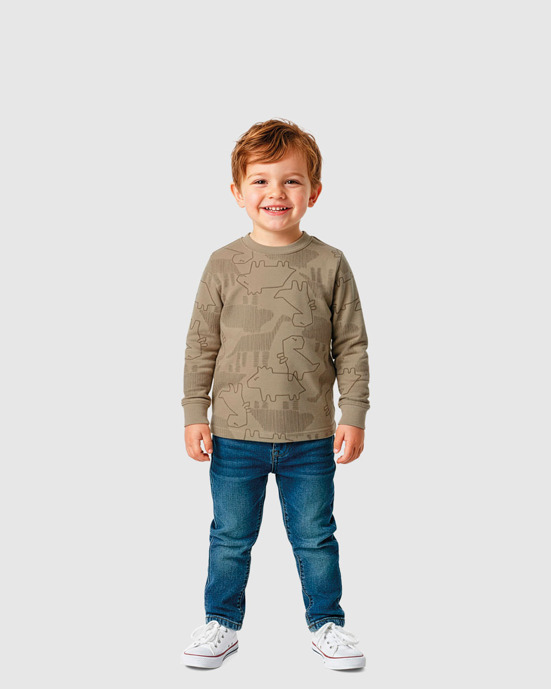 Camiseta Infantil Menino Manga Longa Estampa Rotativa Em Algodão Malwee Kids