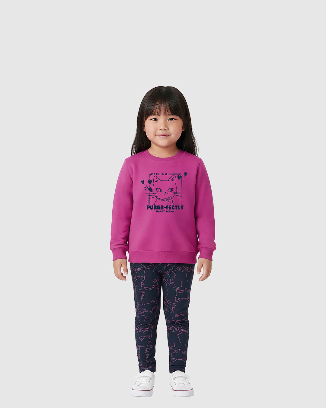 Conjunto Infantil Menina Happy Today Moletom Flanelado Malwee Kids