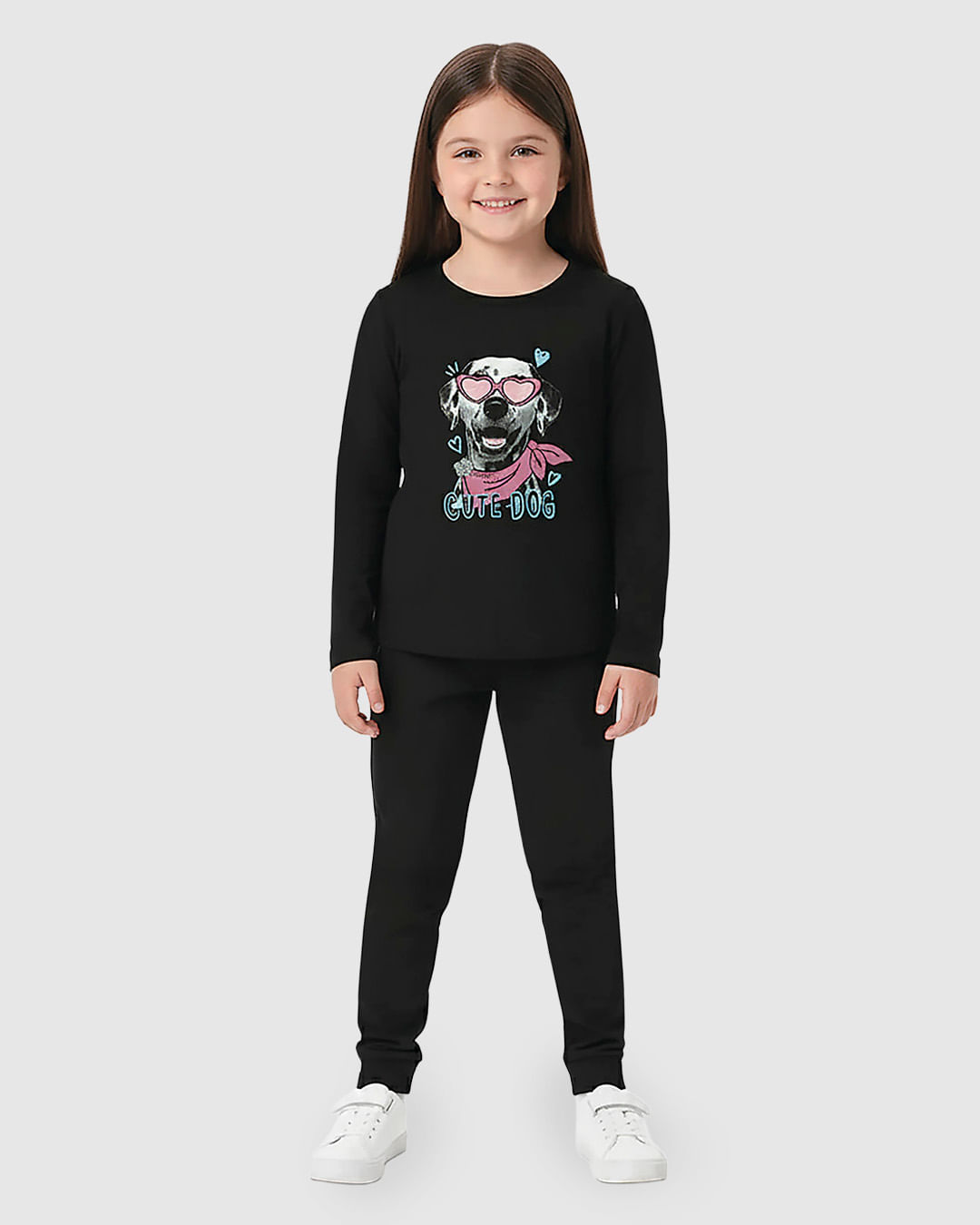 Conjunto Infantil Menina Blusa Estampa Frontal E Calça Malwee Kids