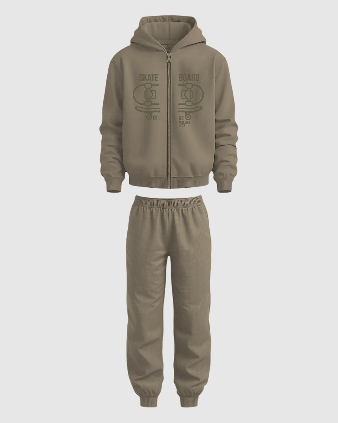 Conjunto Infantil Menino Jaqueta Estampa Puff E Calça Malwee Kids