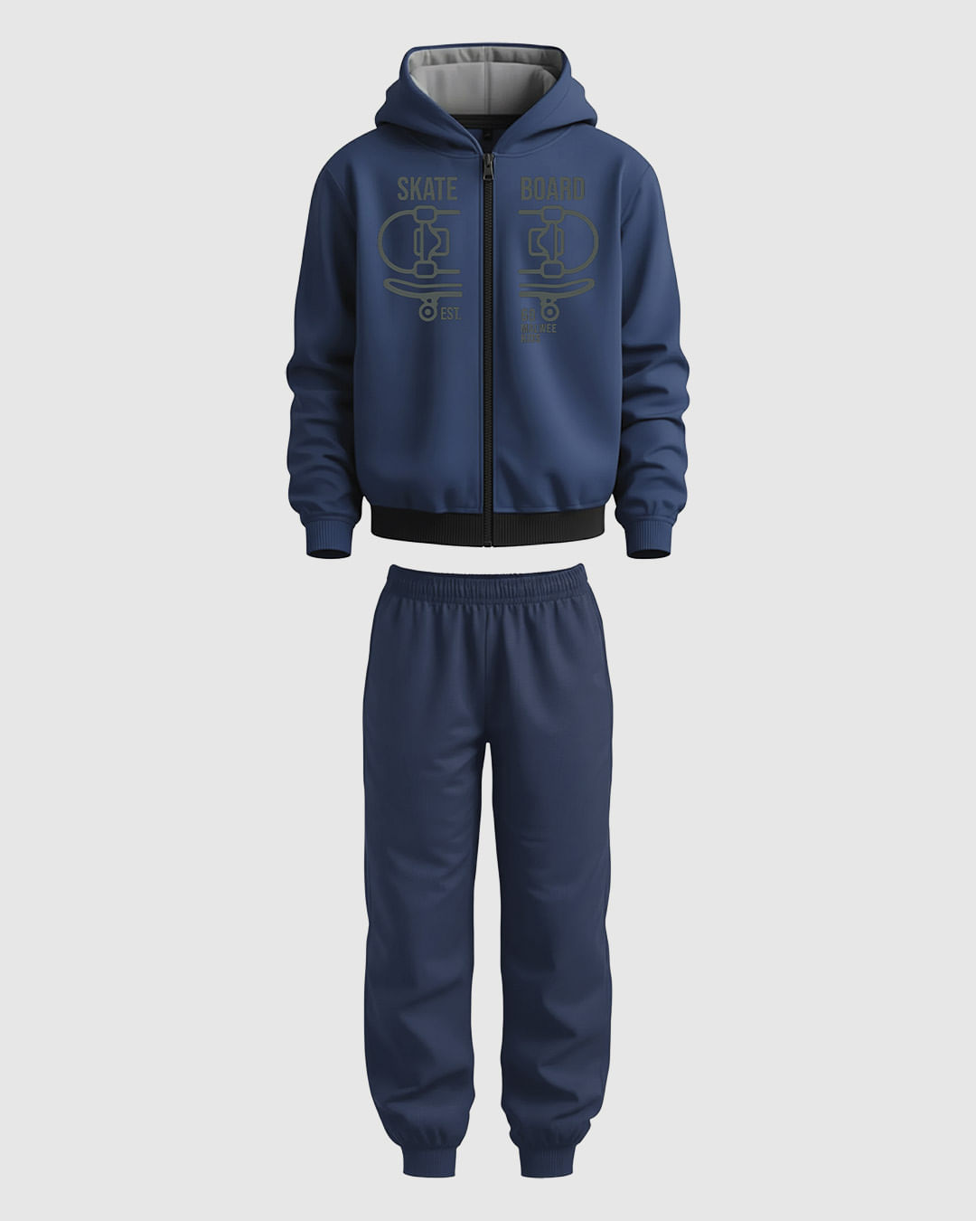 Conjunto Infantil Menino Jaqueta Estampa Puff e Calça Malwee Kids