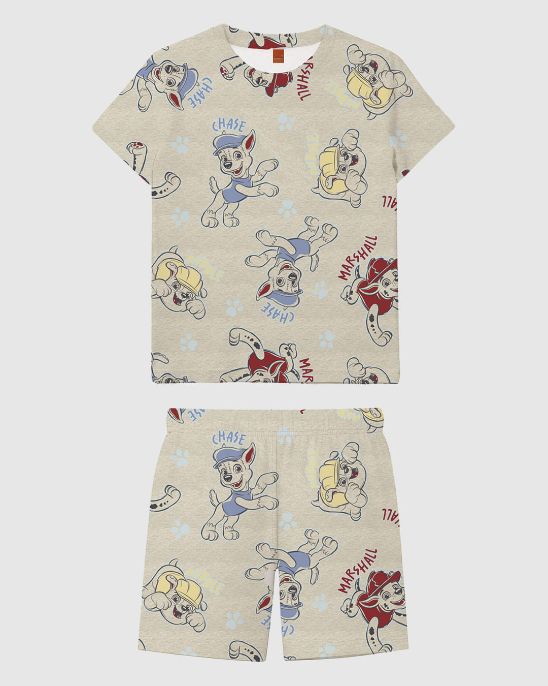 Pijama Infantil Menino Patrulha Canina Estampa Rotativa Em Algodão Malwee Kids - Cinza - 2