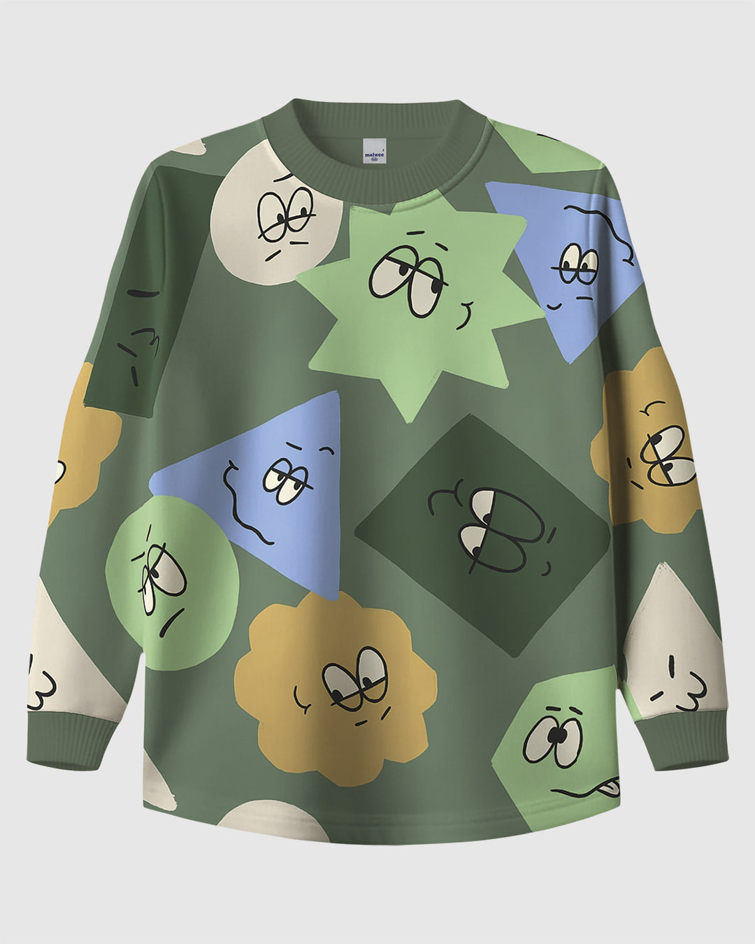 Camiseta Infantil Menino Manga Longa Estampa Rotativa Em Algodão Malwee Kids