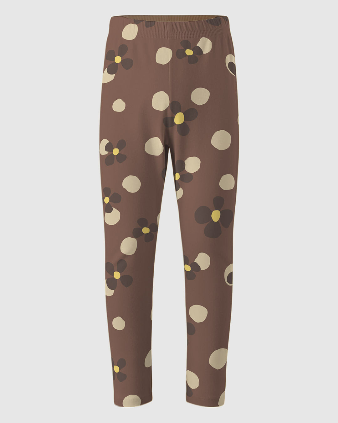 Calça Legging Infantil Estampada Em Algodão Malwee Kids