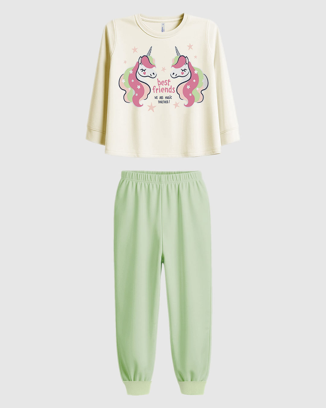 Pijama Infantil Menina Blusa Best Friends Em Algodão Malwee Kids