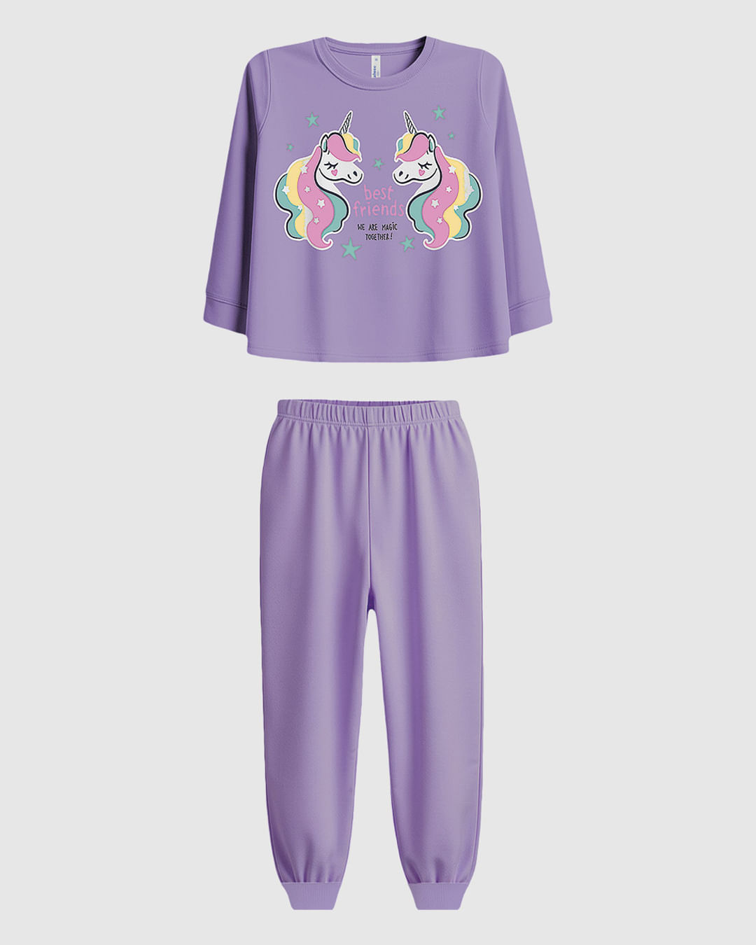 Pijama Infantil Menina Blusa Best Friends Em Algodão Malwee Kids