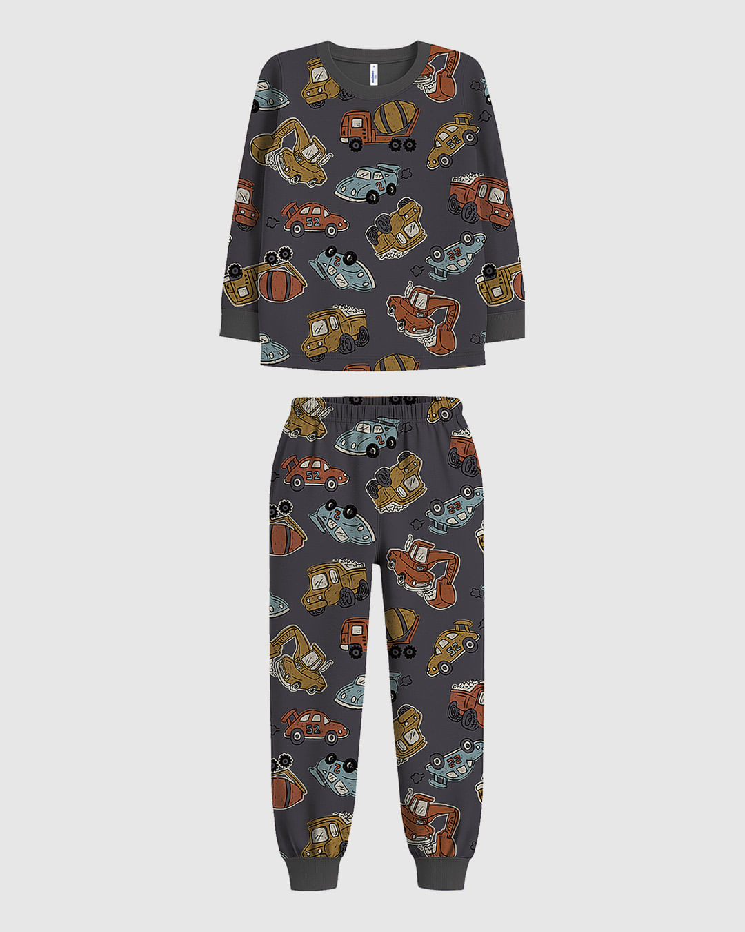 Pijama Longo Infantil Menino Rapport Brilha No Escuro Em Algodão Malwee Kids