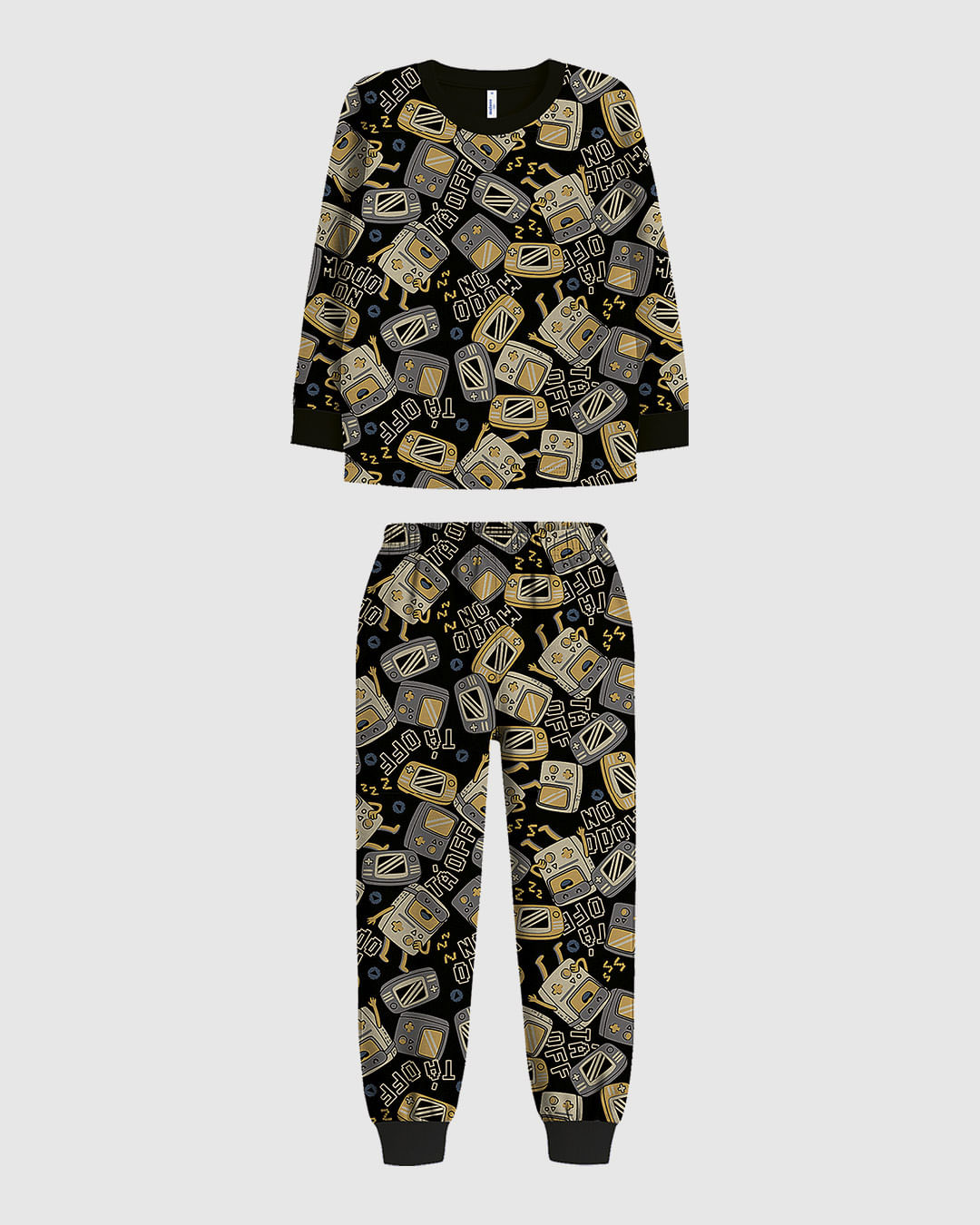 Pijama Longo Infantil Menino Rapport Brilha No Escuro Em Algodão Malwee Kids