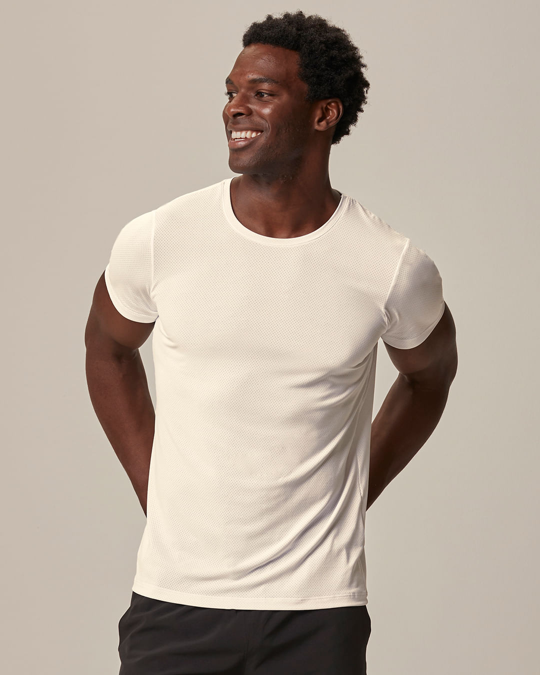 Camiseta Esportiva Masculina Slim Em Malha Dry Malwee Active