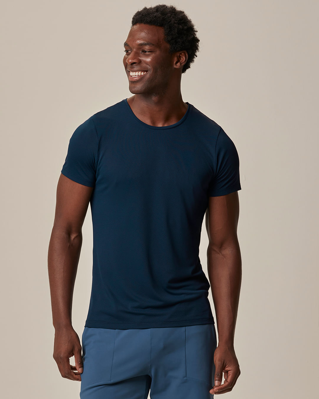 Camiseta Esportiva Masculina Slim Em Malha Dry Malwee Active