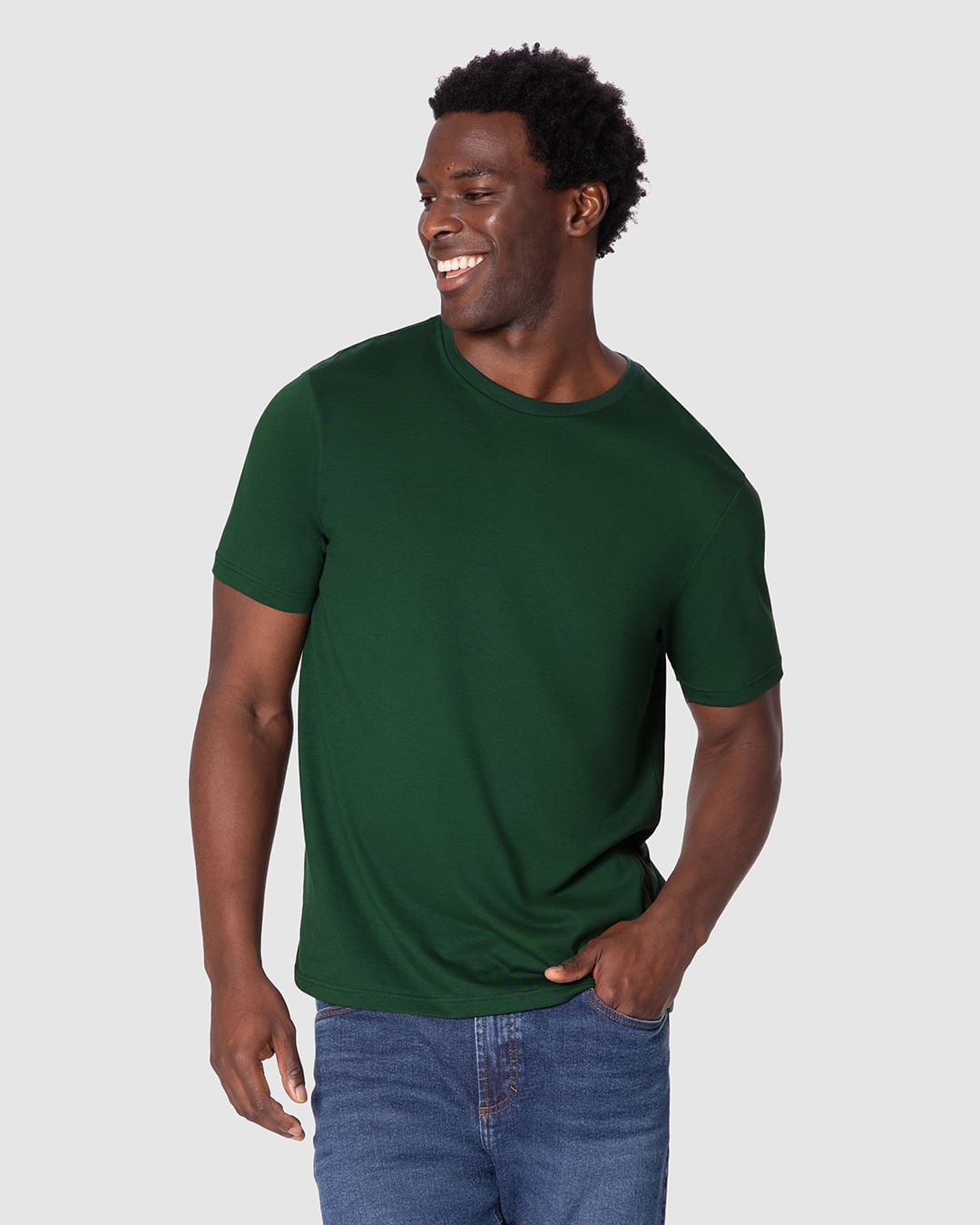 Camiseta Masculina Etiqueta Estampada Em Malha Do Abraço
