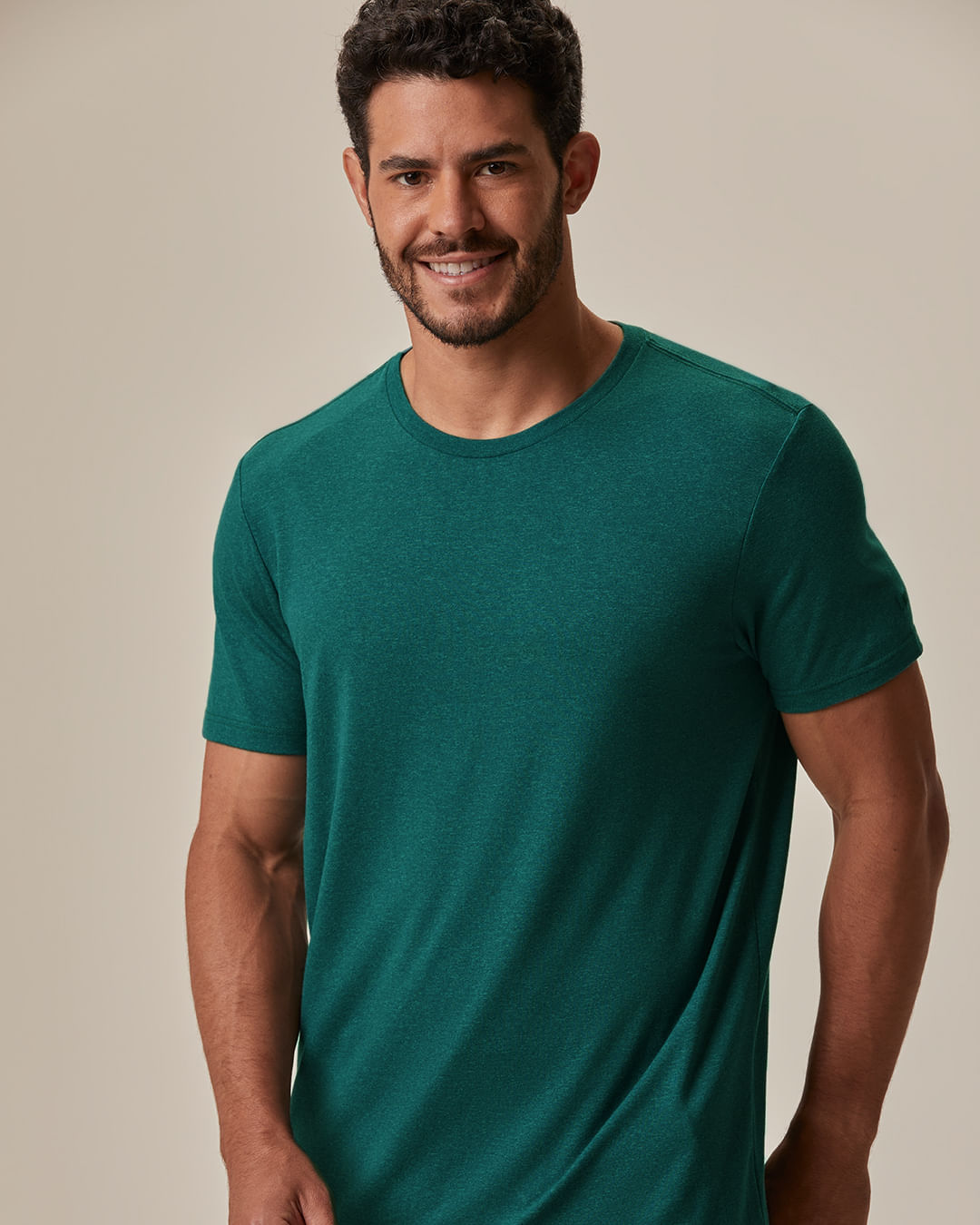 Camiseta Movimento Masculina Slim Em Malha Anti Odor