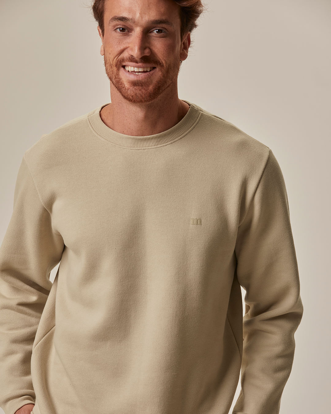 Blusão Masculino Regular Flanelado Em Moletom Do Abraço