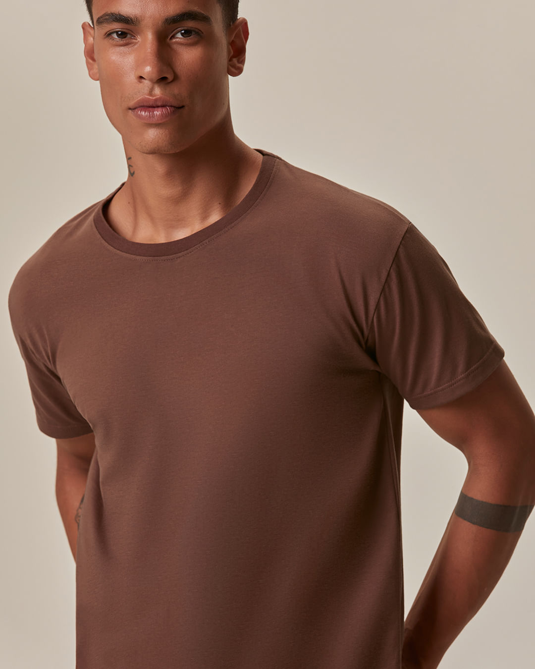 Camiseta Original Masculina Decote Redondo Em Algodão