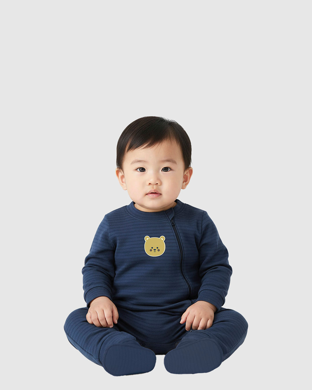 Macacão Bebê Menino Pezinho Em Malha Texturizada Malwee Kids