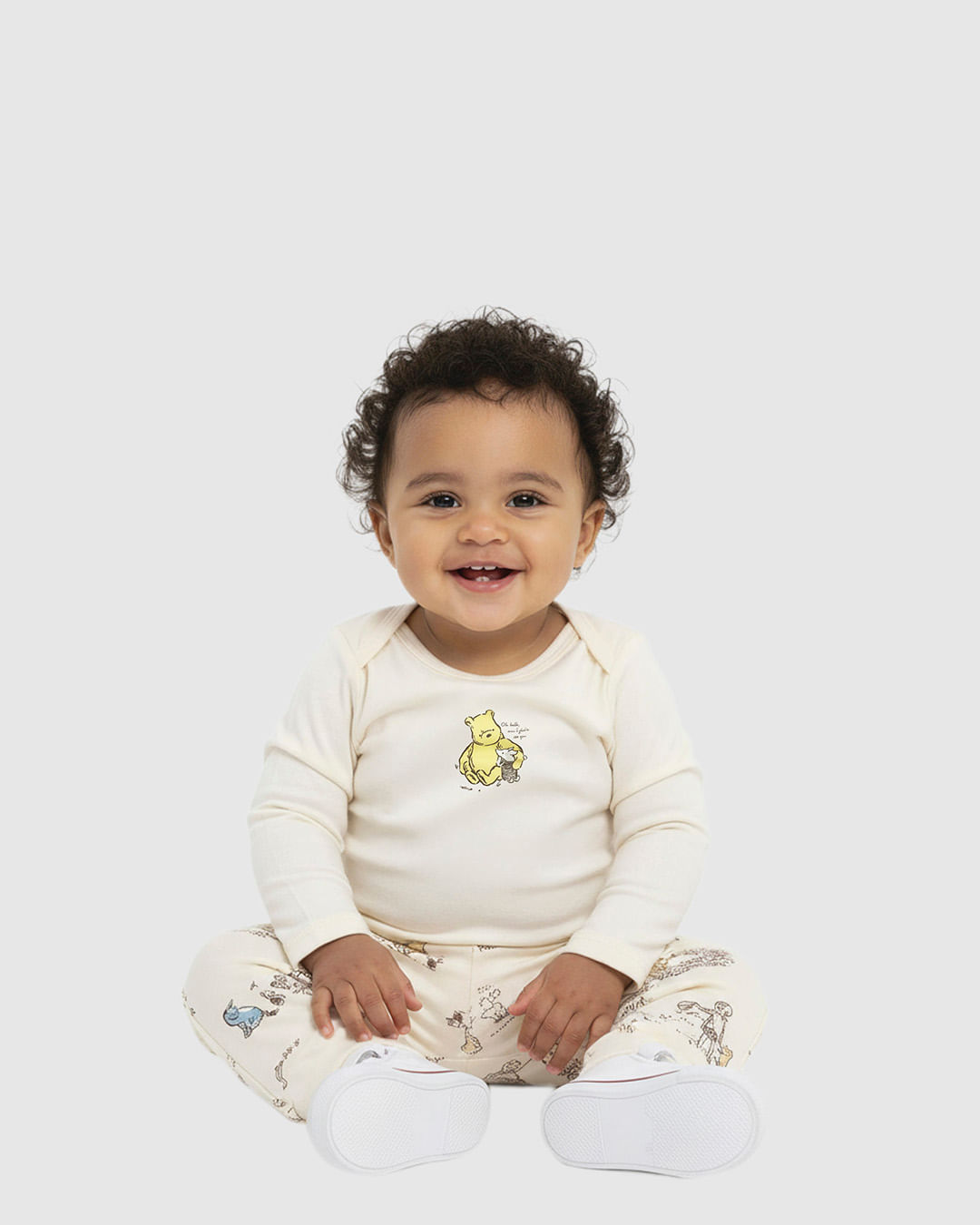 Conjunto Bebê Unissex Especial Ursinho Pooh Disney Em Algodão Malwee Kids