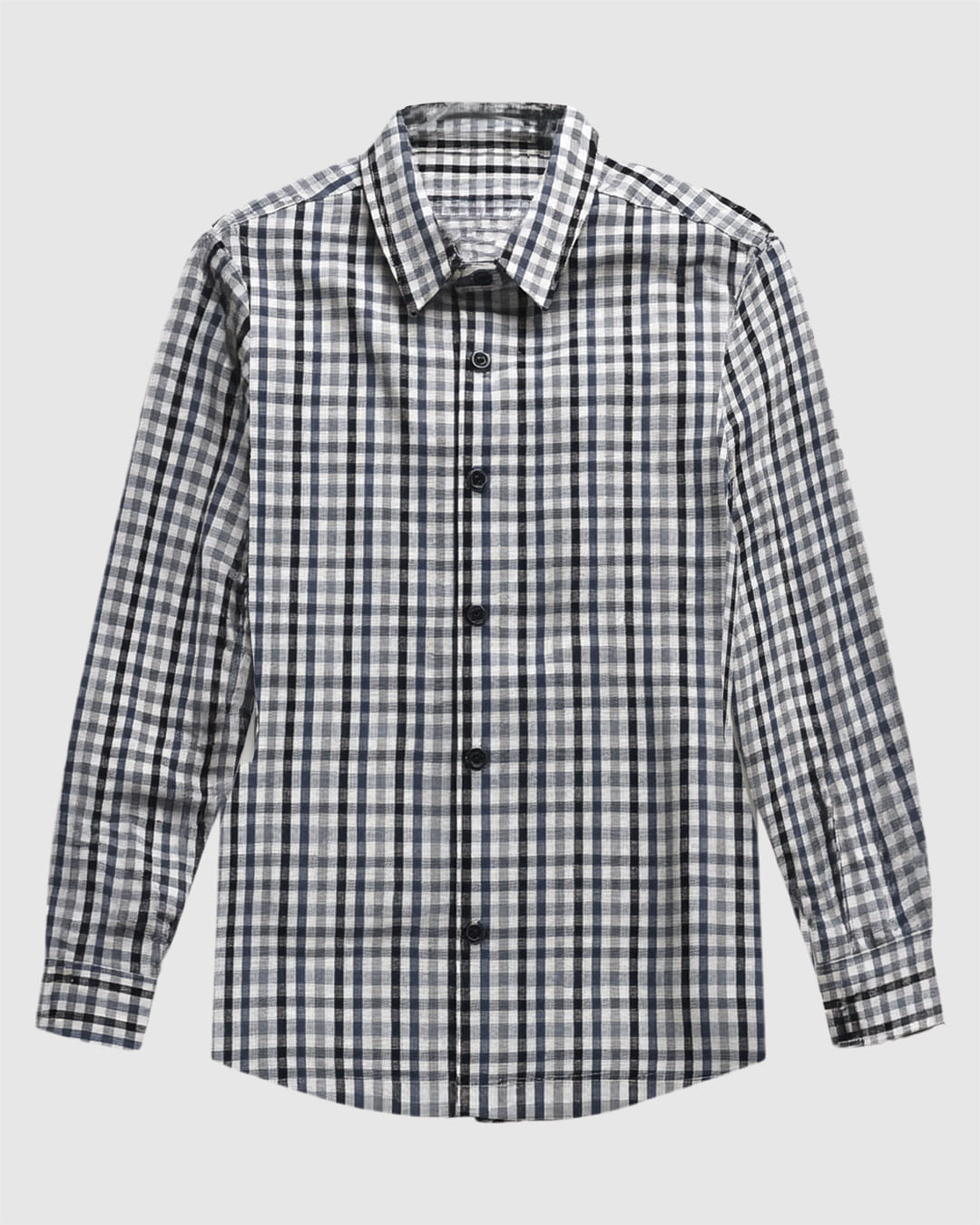 Camisa Infantil Menino Xadrez Em Tricoline Malwee Kids
