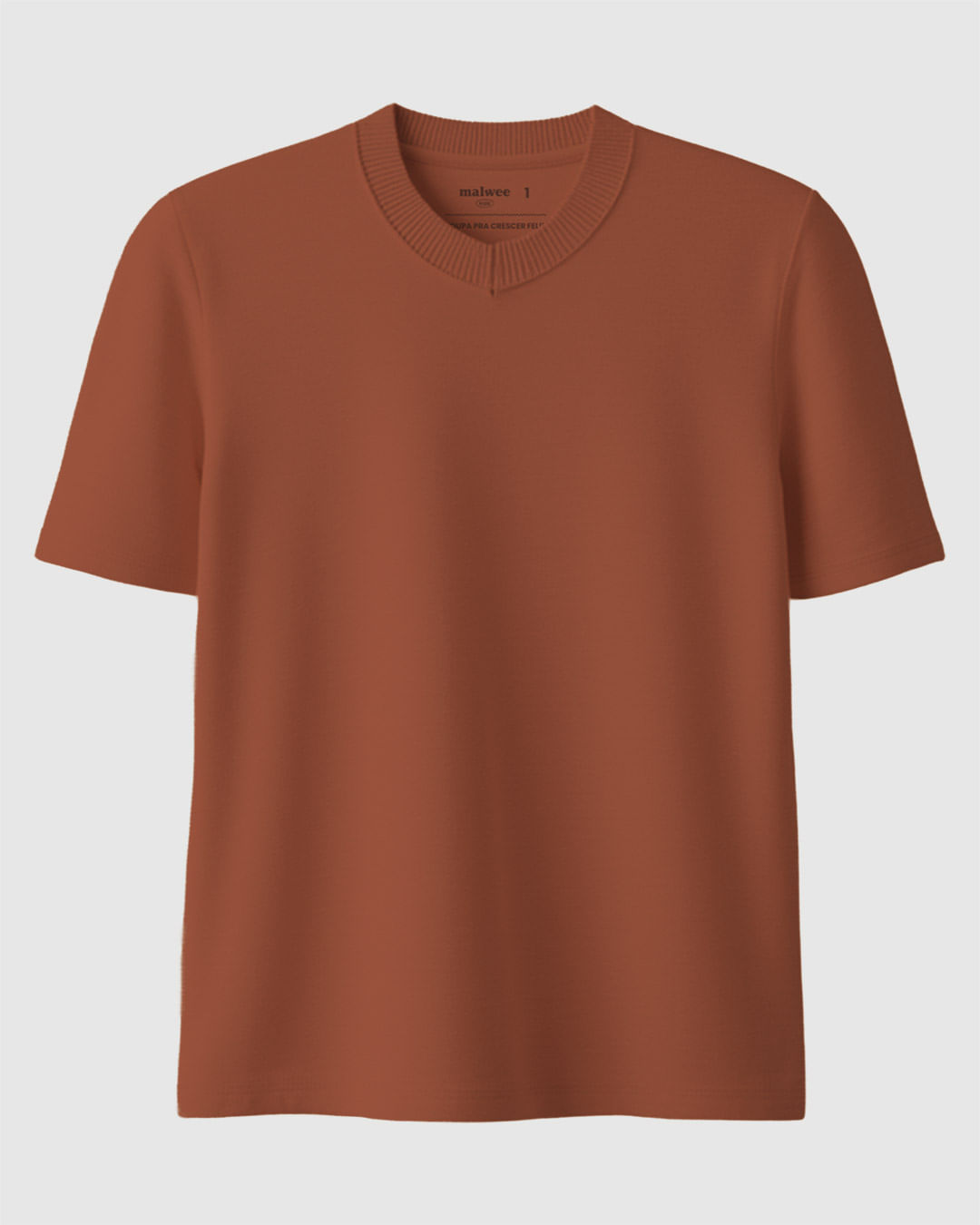 Camiseta Infantil Menino Decote V Em Algodão Malwee Kids