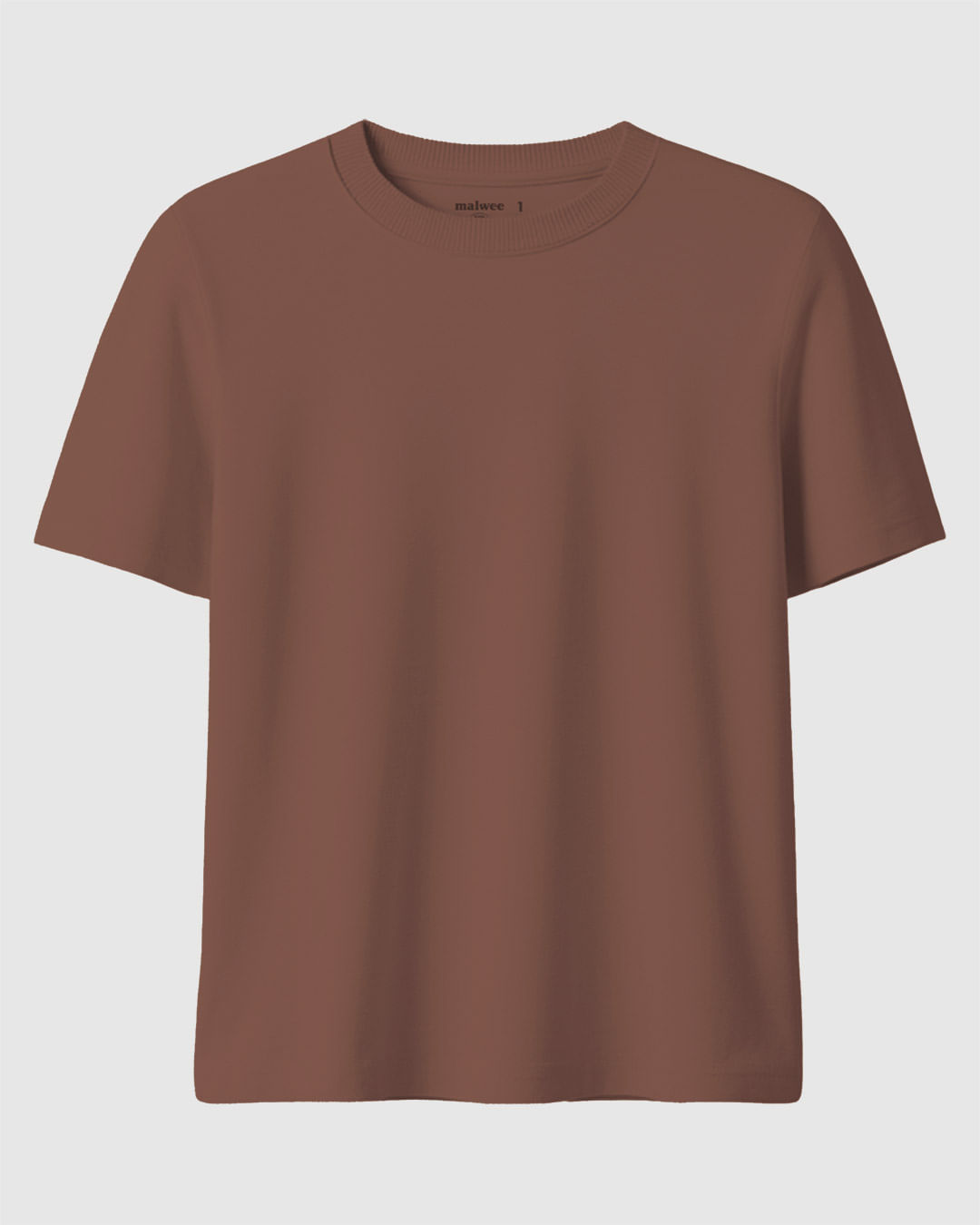 Camiseta Infantil Menino Decote Redondo Em Algodão Malwee Kids - Marrom - 1