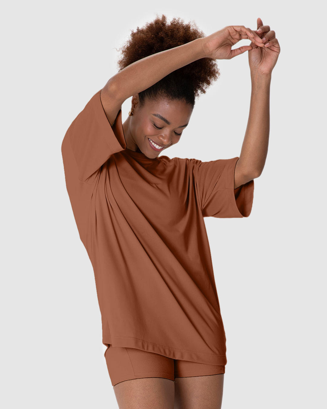 Blusa Esportiva Feminina Oversized Em Malha Dry E Proteção UV Malwee Active