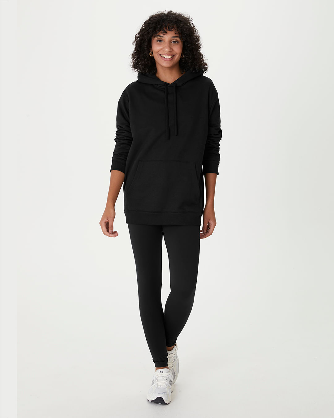 Calça Legging Básica Feminina Em Malha Térmica