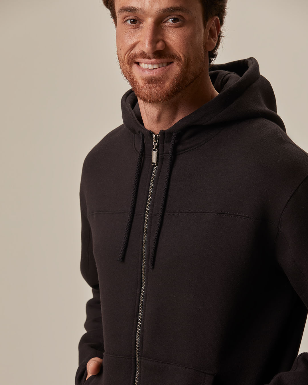 Jaqueta Masculina Com Capuz Em Moletom Do Abraço