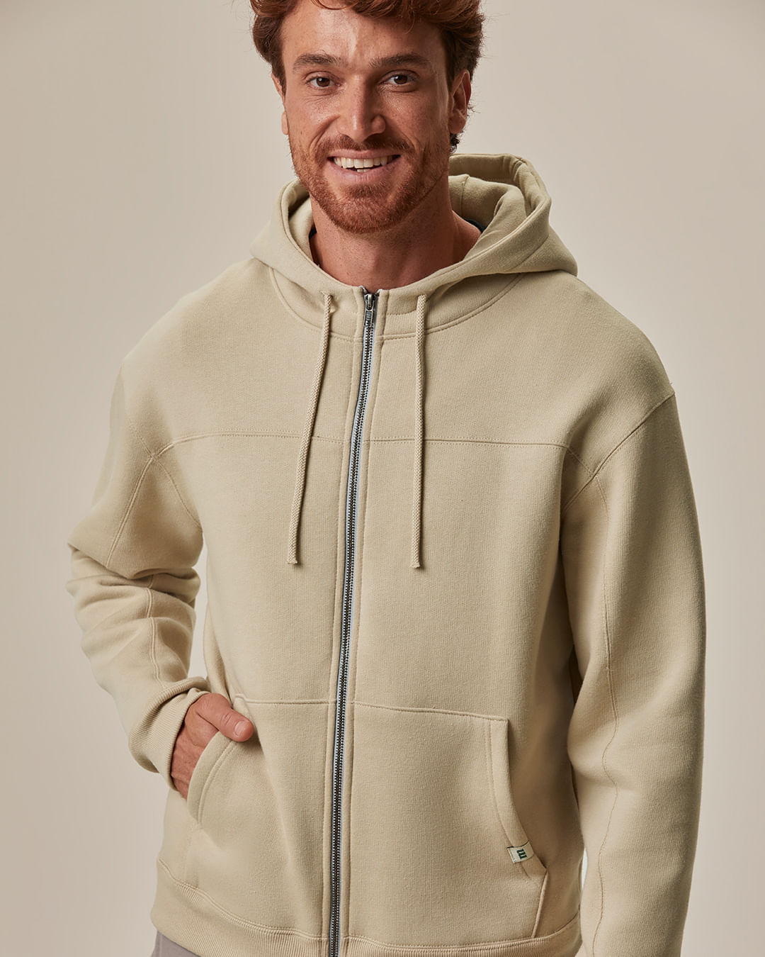 Jaqueta Masculina Com Capuz Em Moletom Do Abraço