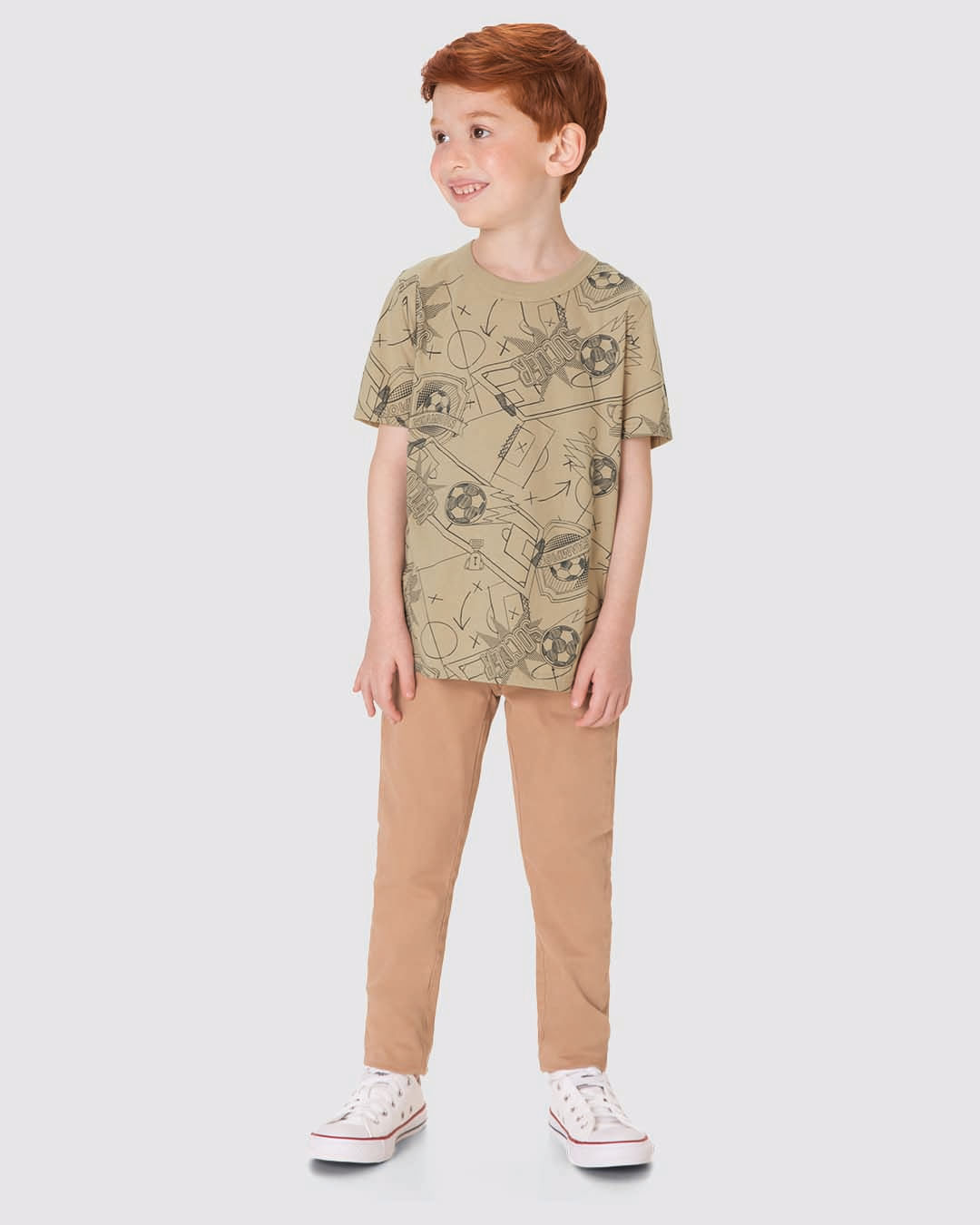 Camiseta Infantil Menino Estampada Em Algodão Malwee Kids