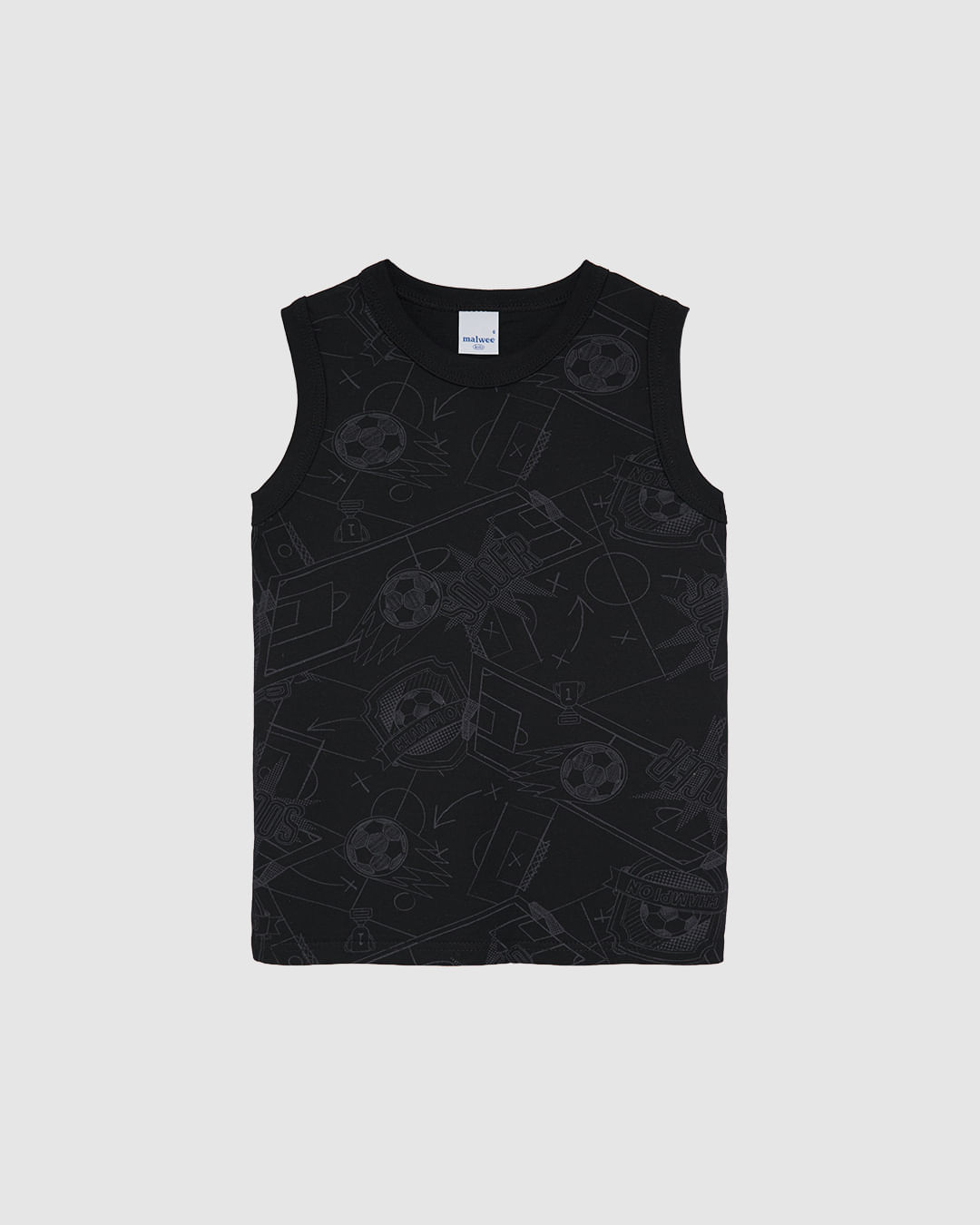 Regata Infantil Menino Estampada Em Algodão Malwee Kids