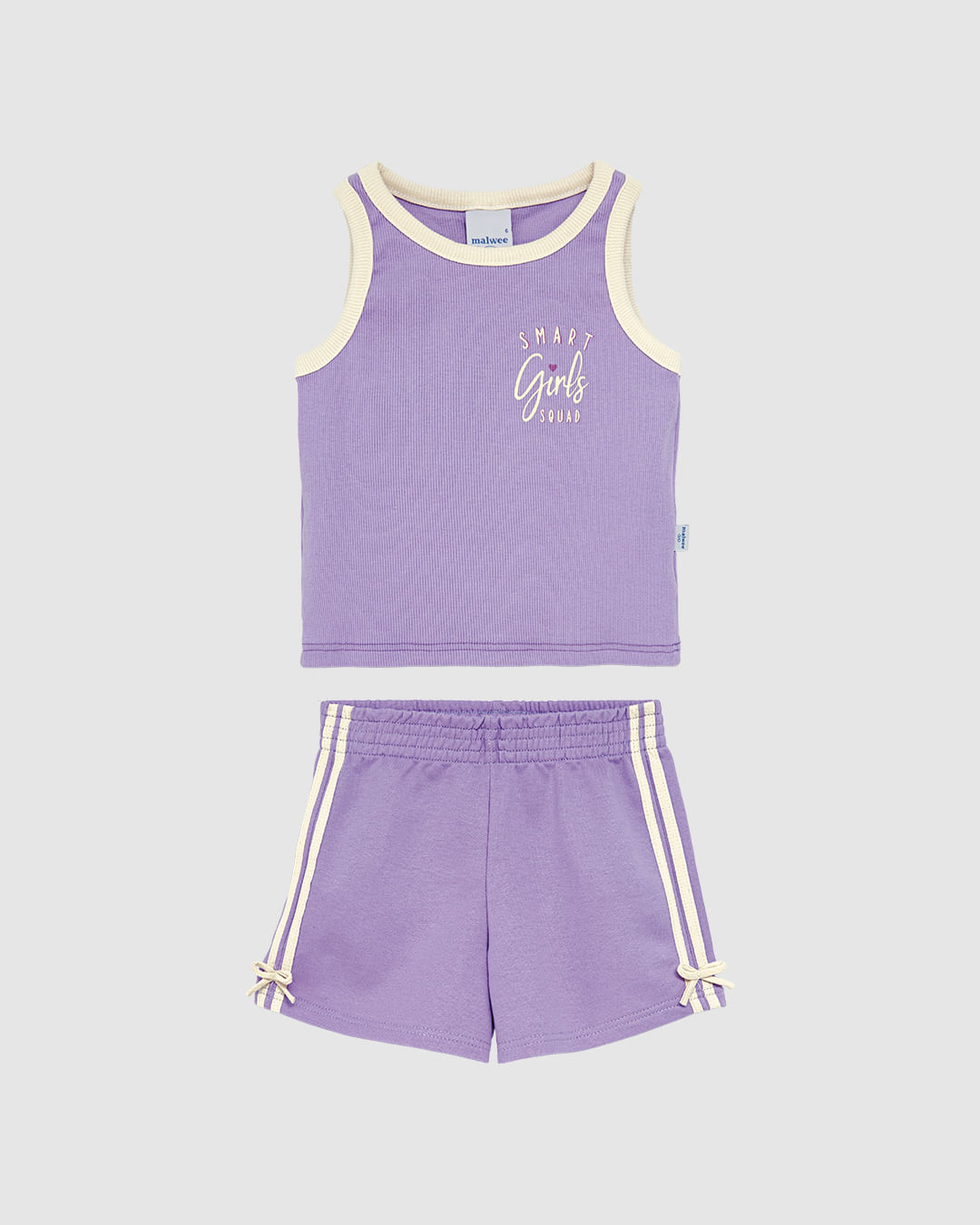 Conjunto Infantil Menina Smart Girls Squad Em Algodão Malwee Kids