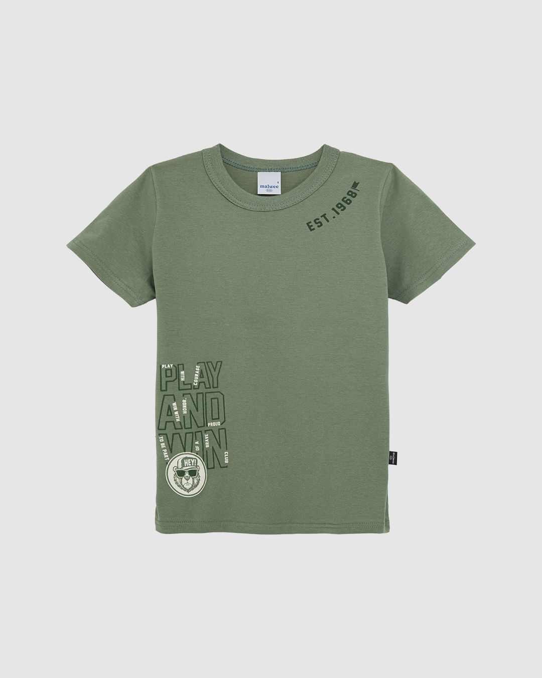 Camiseta Infantil Menino Play And Win Em Algodão Malwee Kids