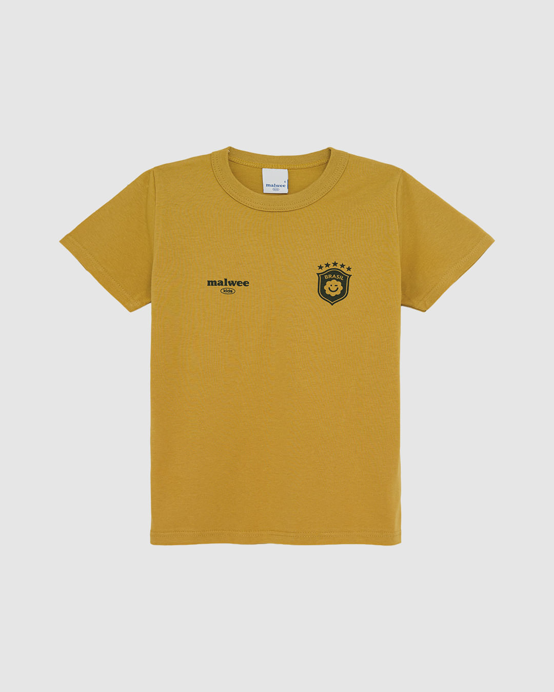 Camiseta Infantil Menino Estampa Esportiva Brasil Juntos De Novo! Malwee Kids