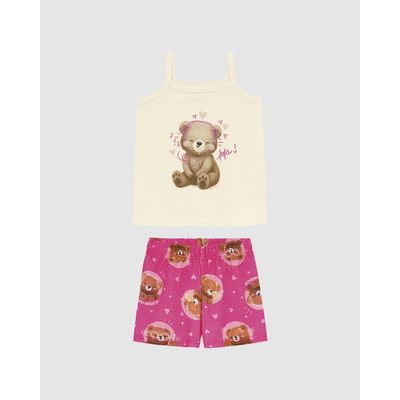 Conjunto Infantil Menina Fofa! Em Algodão Malwee Kids