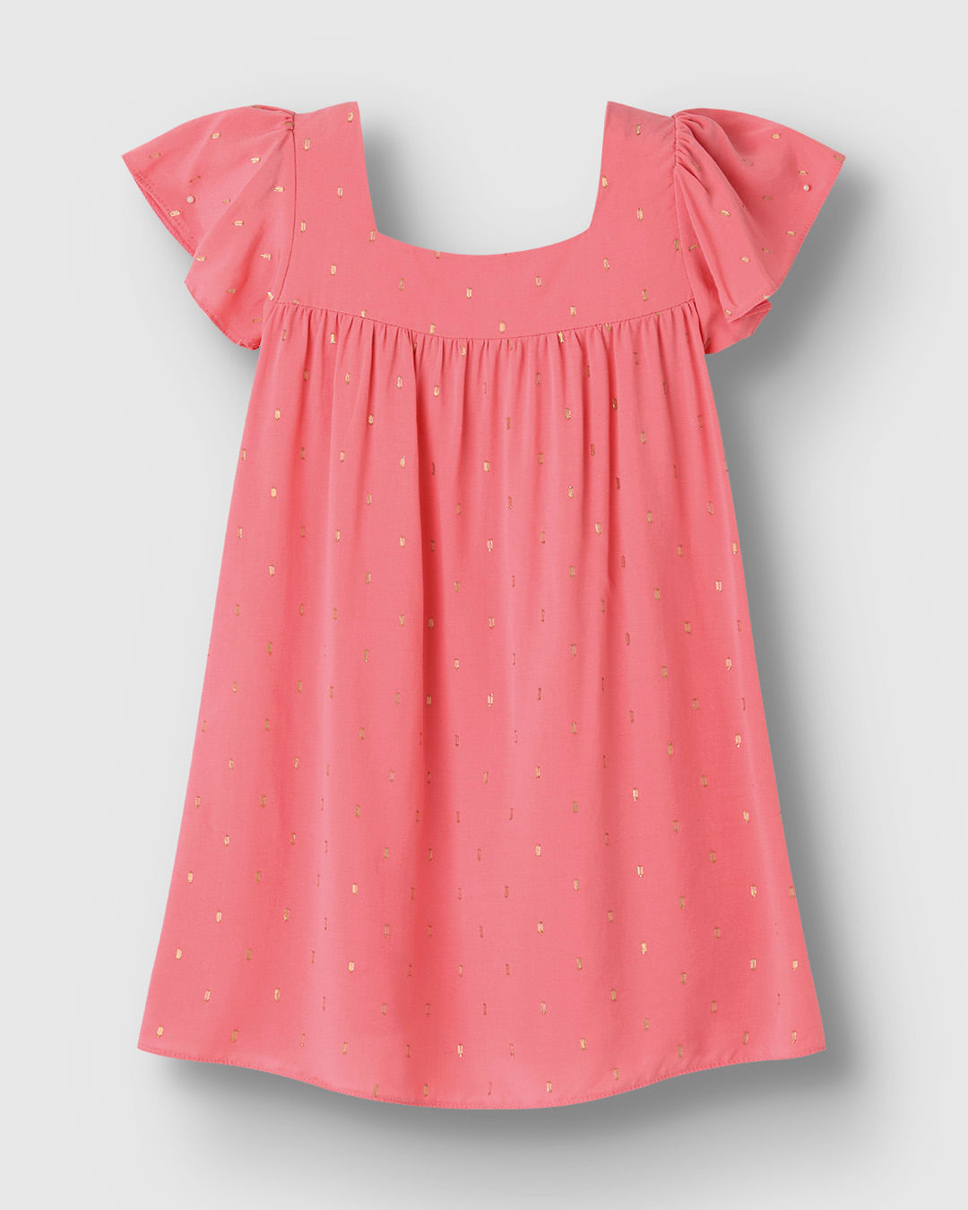 Vestido Infantil Evasê Decote Em Viscose Malwee Kids