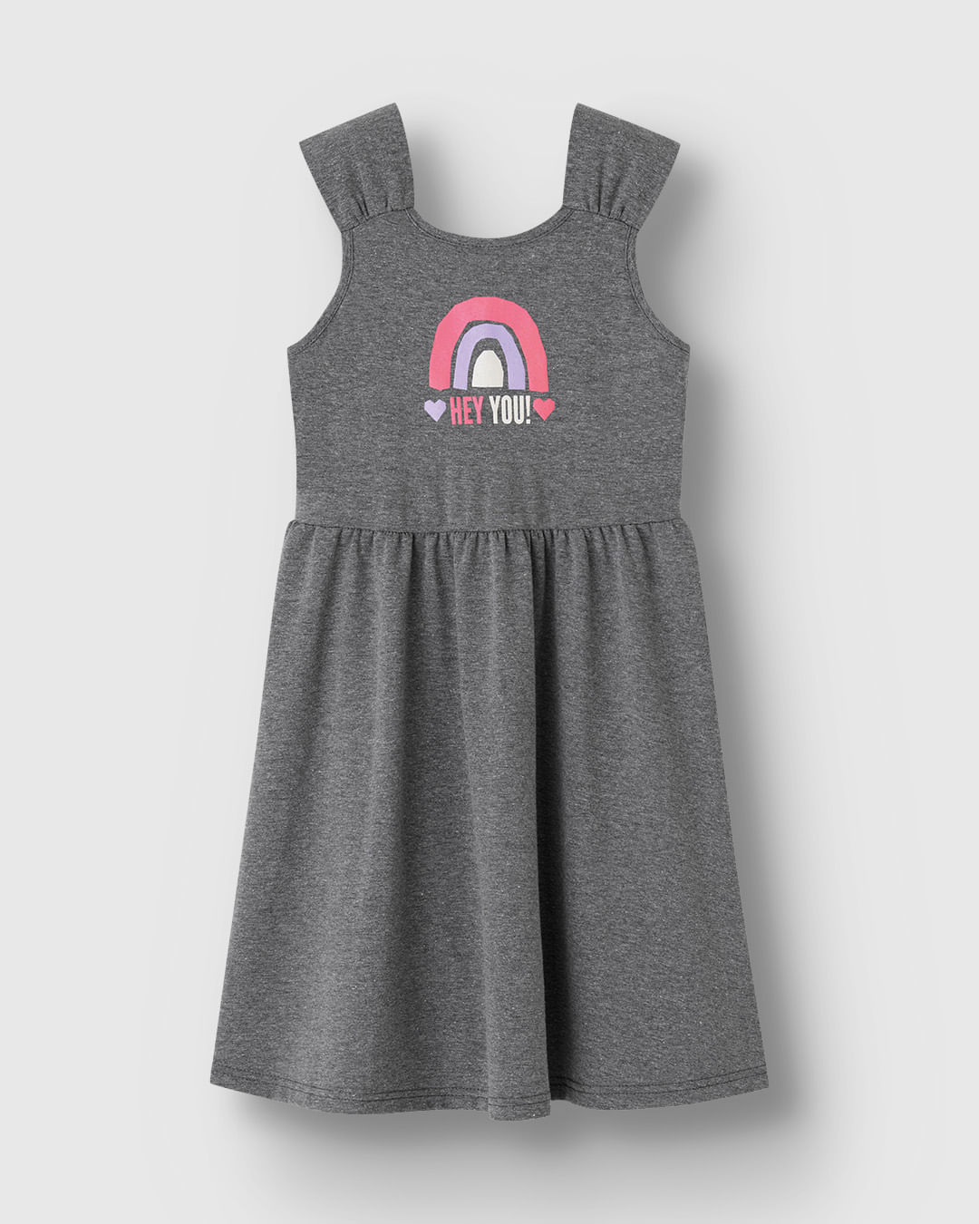 Vestido Infantil Modelo Regata Estampa Hey You! Em Algodão Malwee Kids