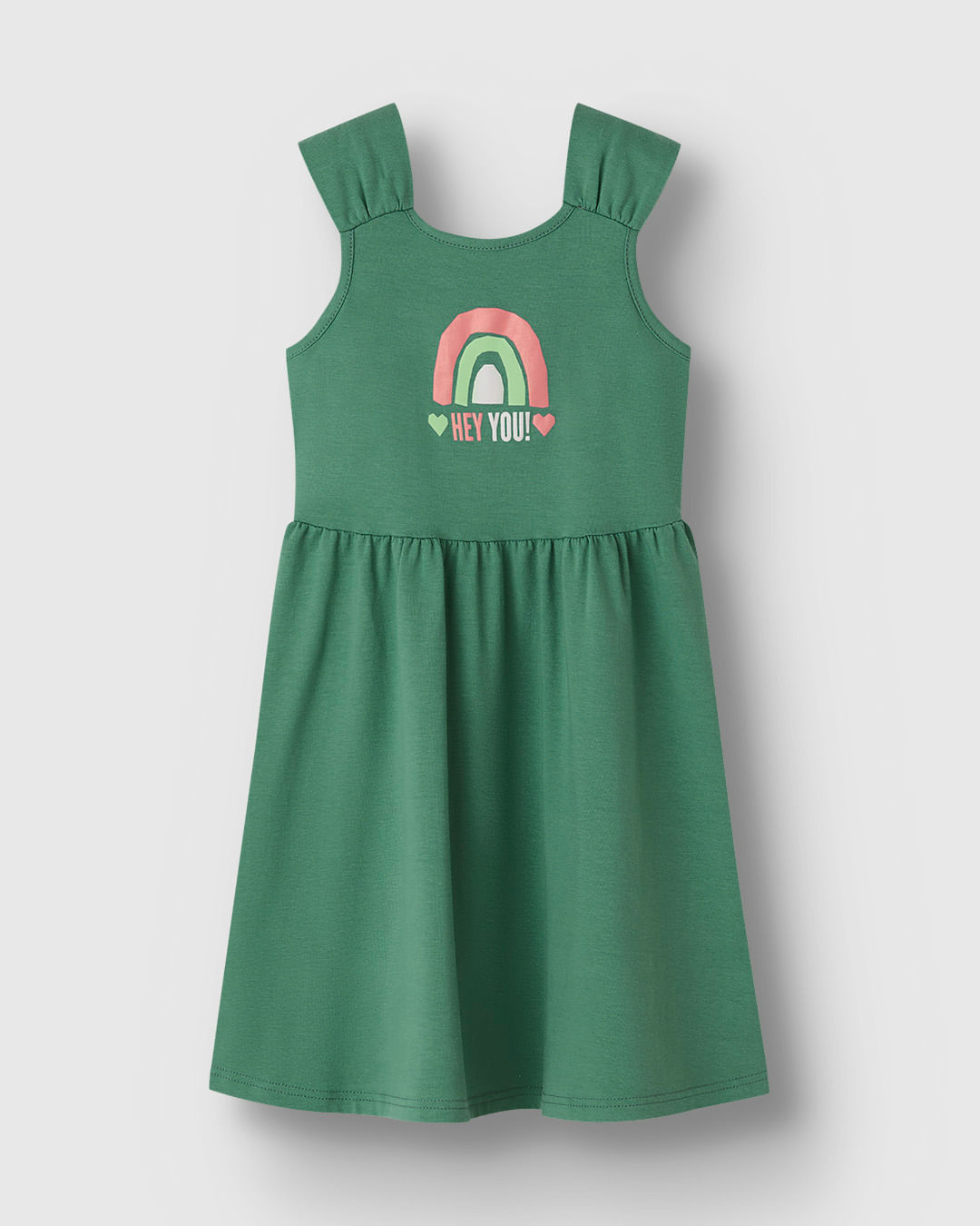 Vestido Infantil Modelo Regata Estampa Hey You! Em Algodão Malwee Kids