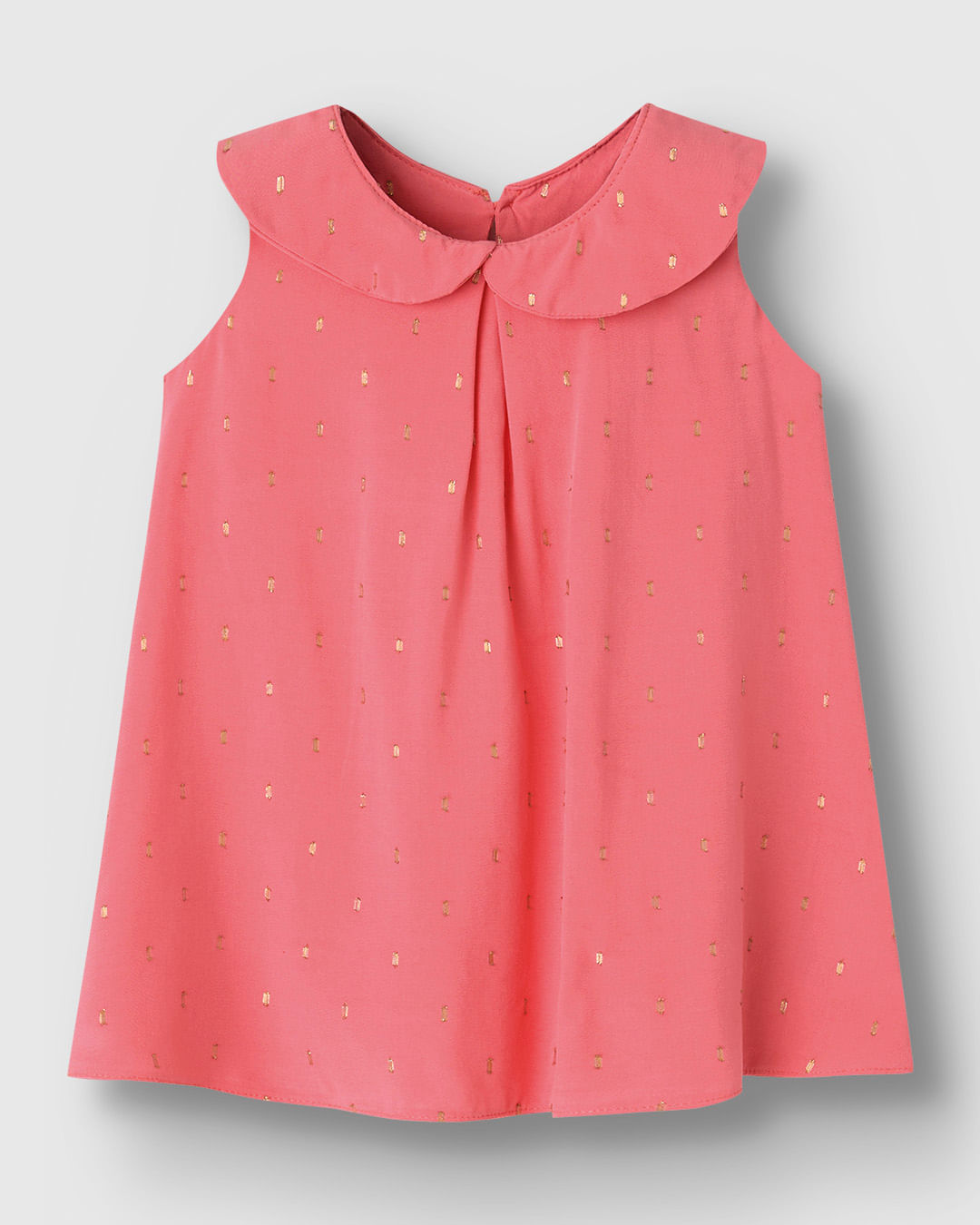 Vestido Bebê Menina Gola Boneca Em Viscose Malwee Kids