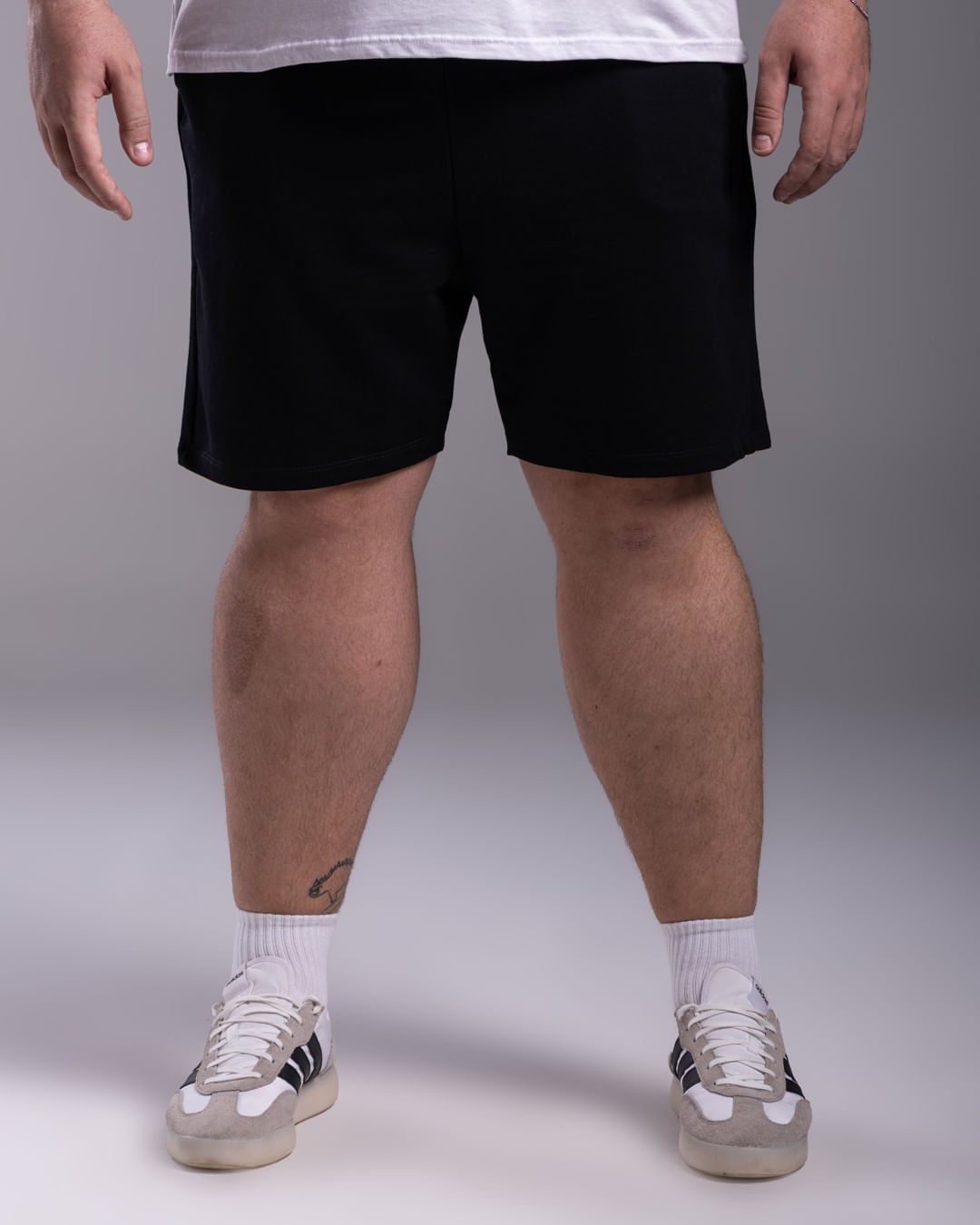 Bermuda Moletom Tech Noliquid Plus Masculina - BASICAMENTE - Preto - G3