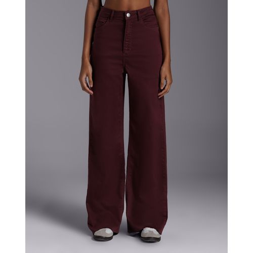 Calça Wide Tech Flex Feminina - BASICAMENTE
