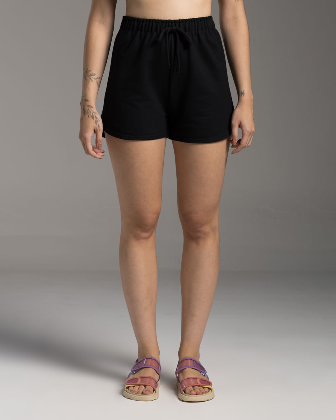 Shorts Feminino Tecnológico Impermeável Moletom - BASICAMENTE