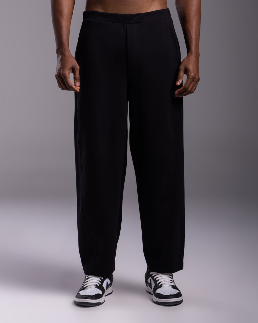 Calça Masculina Barrel Moletom Tecnológico No Liquid - BASICAMENTE