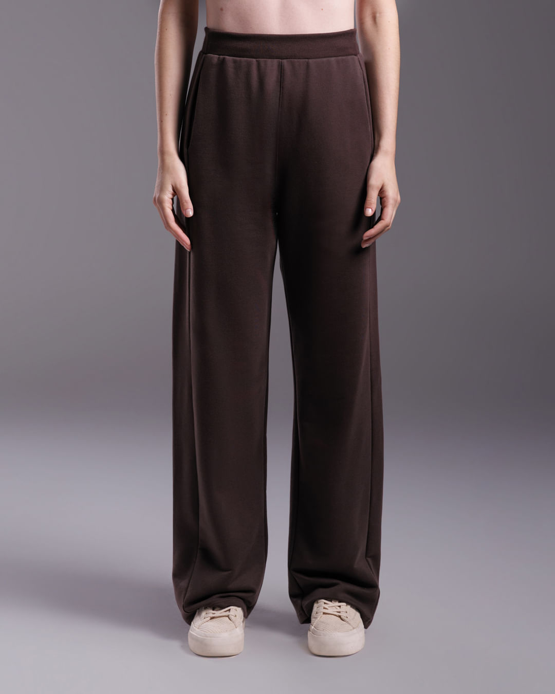 Calça Reta Moletom Tech Noliquid Feminina