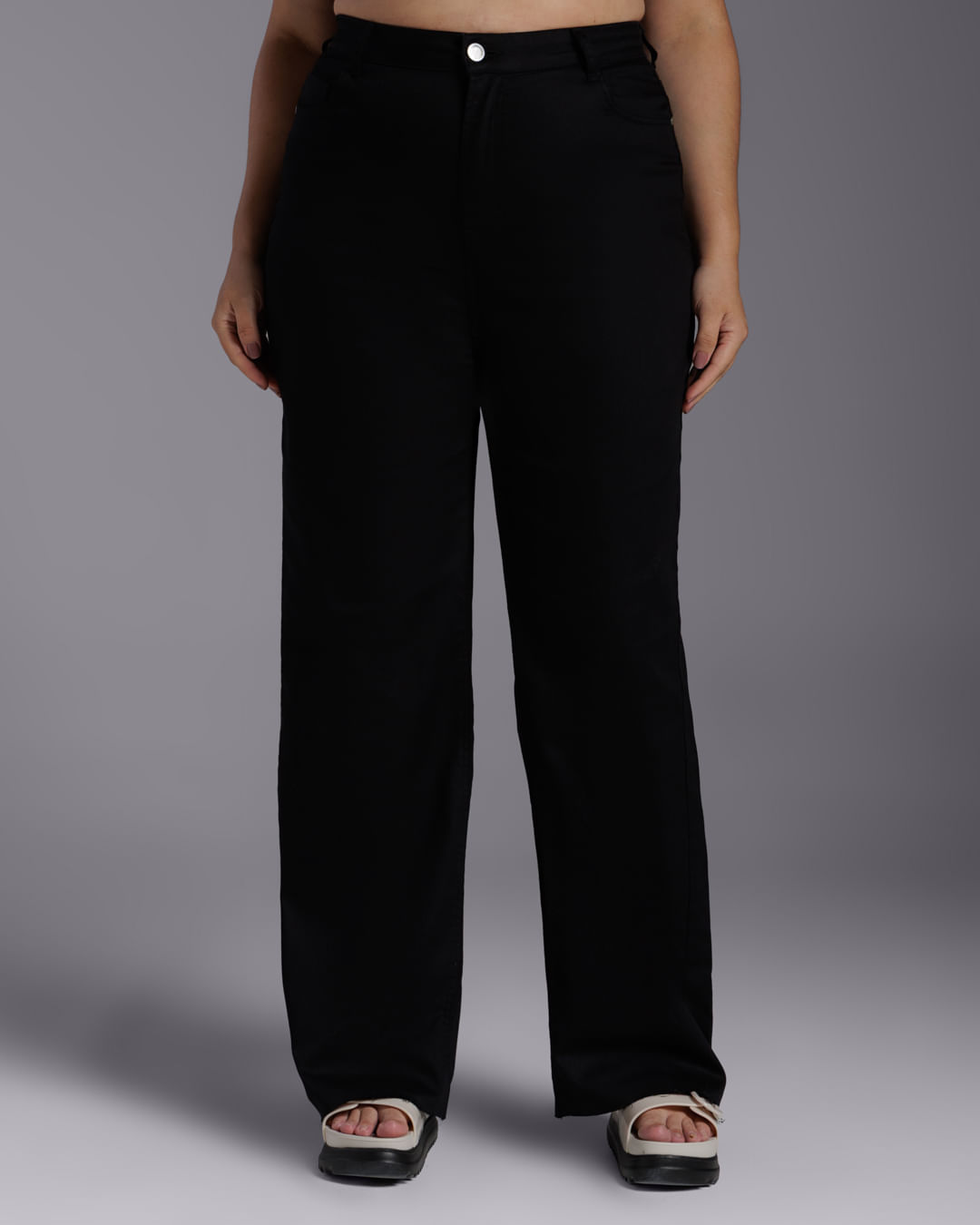 Calça Wide Tech Flex Feminina Plus Size
