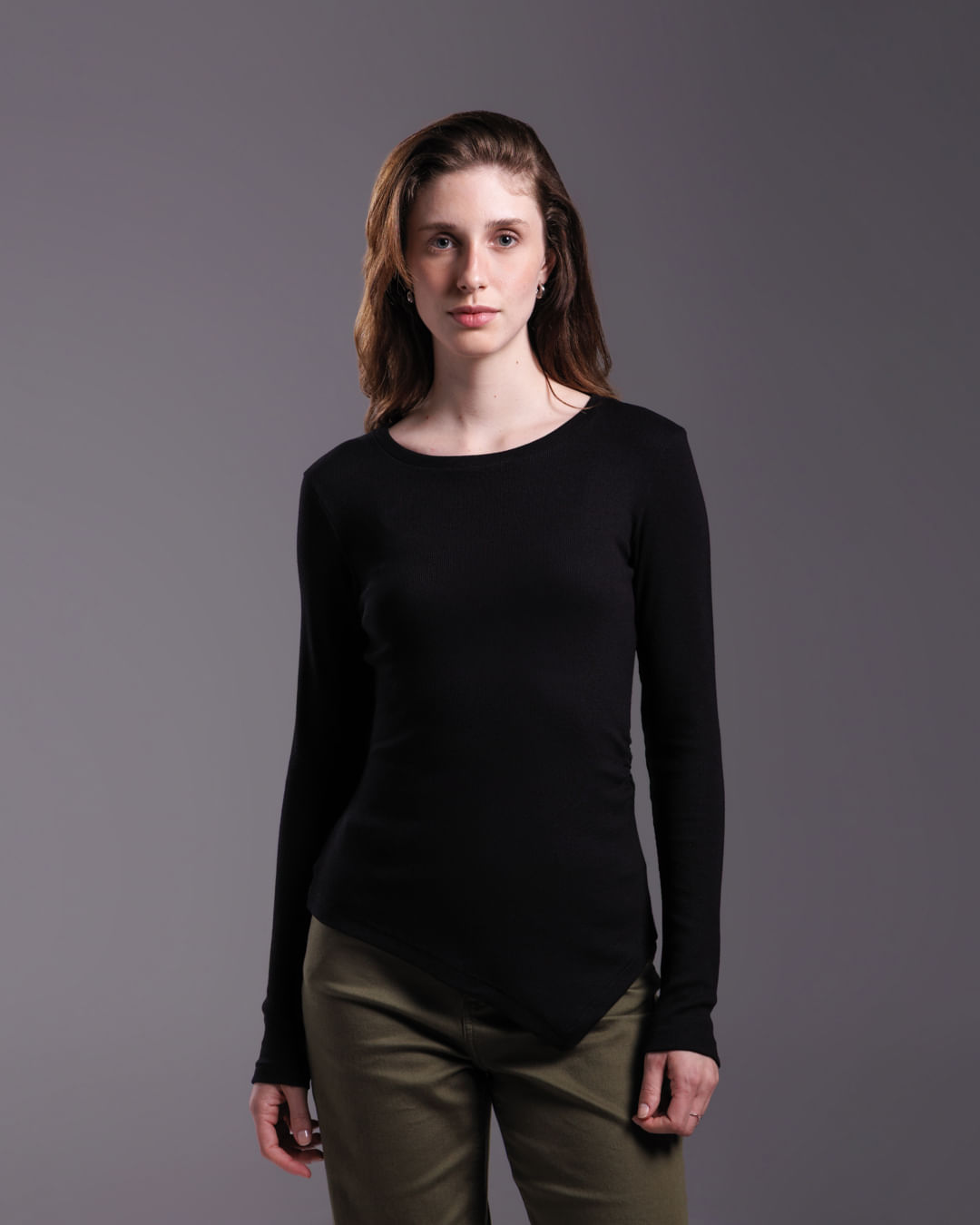 Blusa Ribana Tech Anti Odor Assimétrica Feminina