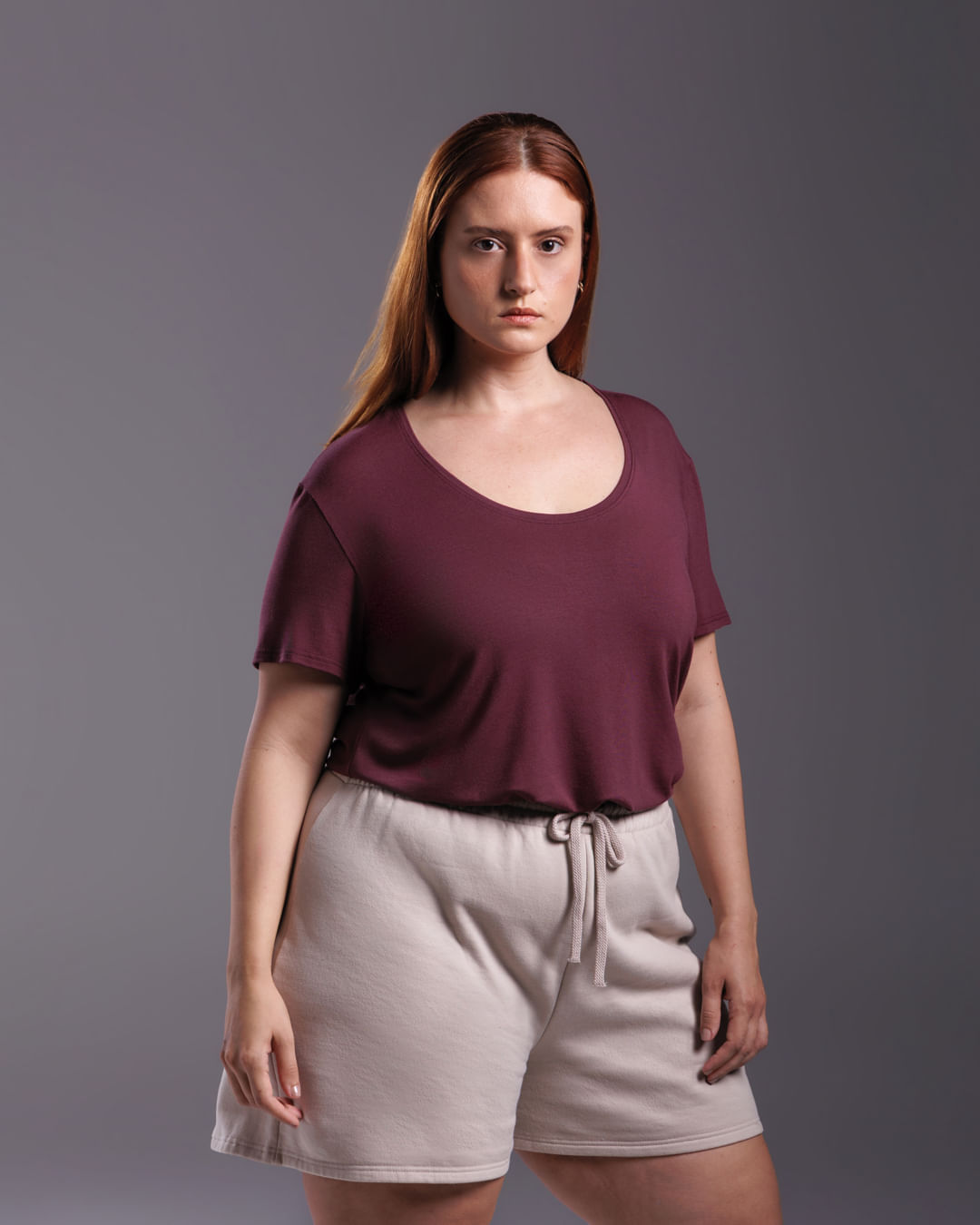Tech T-Shirt Modal Gola U Plus Feminina