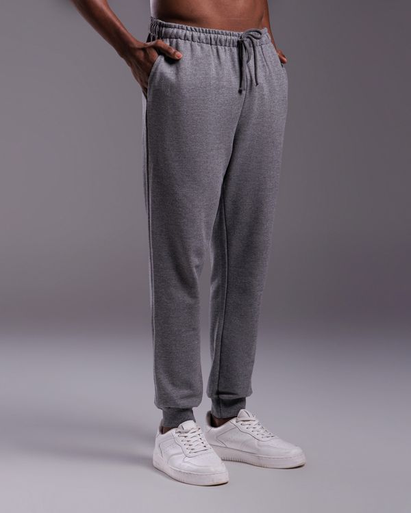 Calça Masculina Jogger Tecnológica Impermeável Moletom - BASICAMENTE Cinza - P
