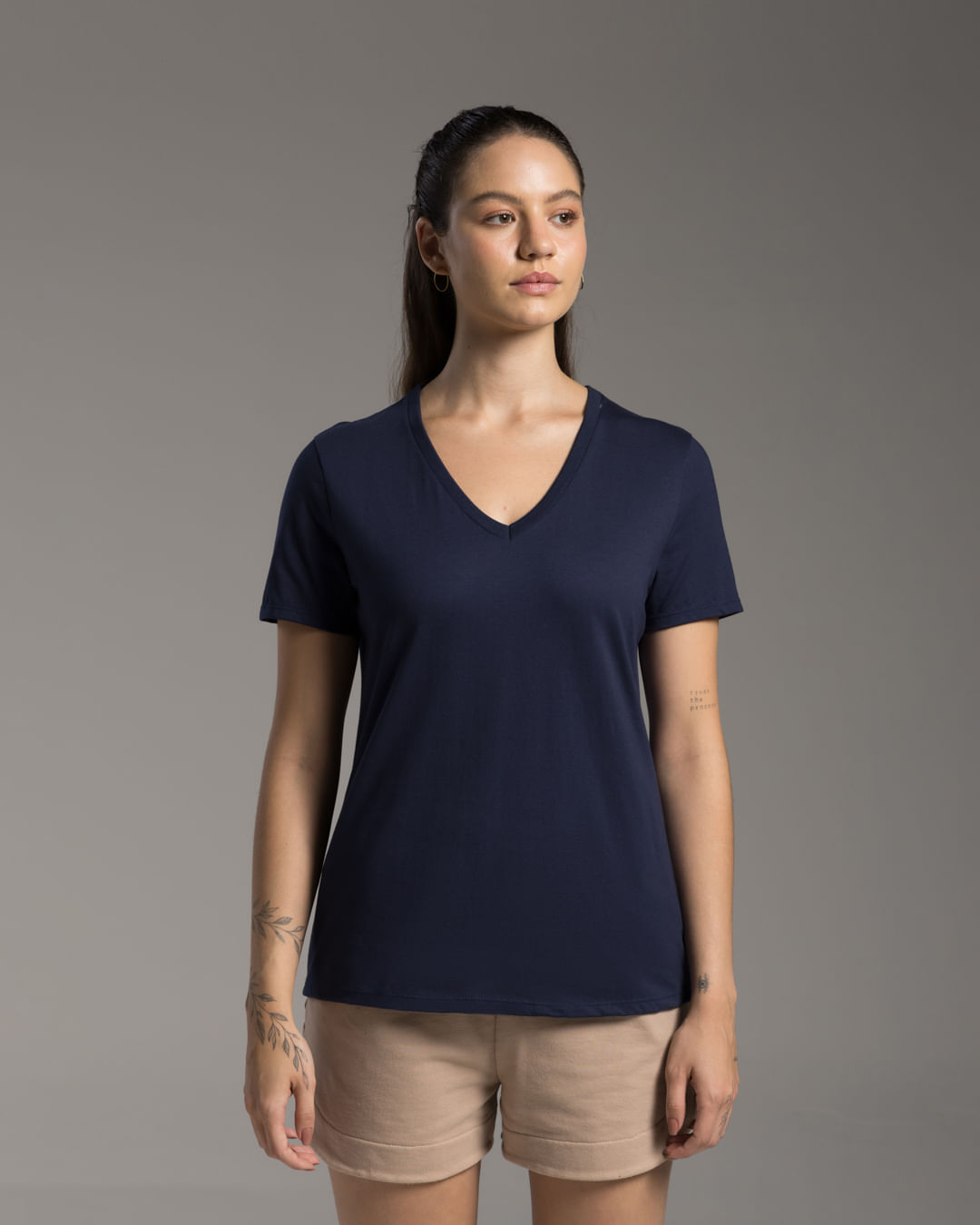 Tech T-Shirt Noliquid Gola V Feminina