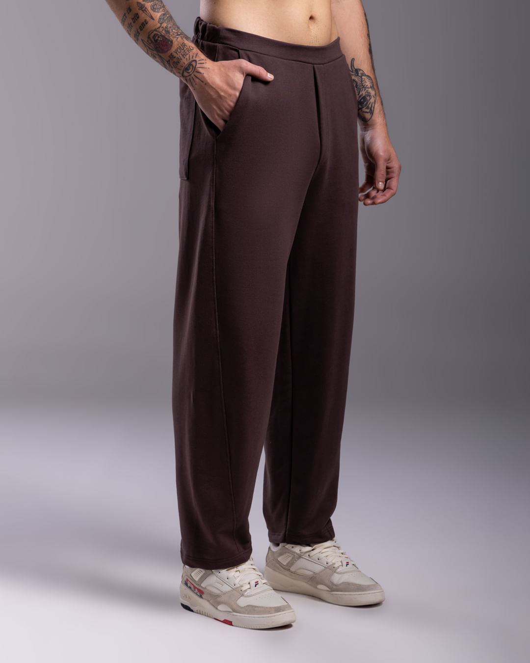 Calça Masculina Barrel Moletom Tecnológico No Liquid - BASICAMENTE